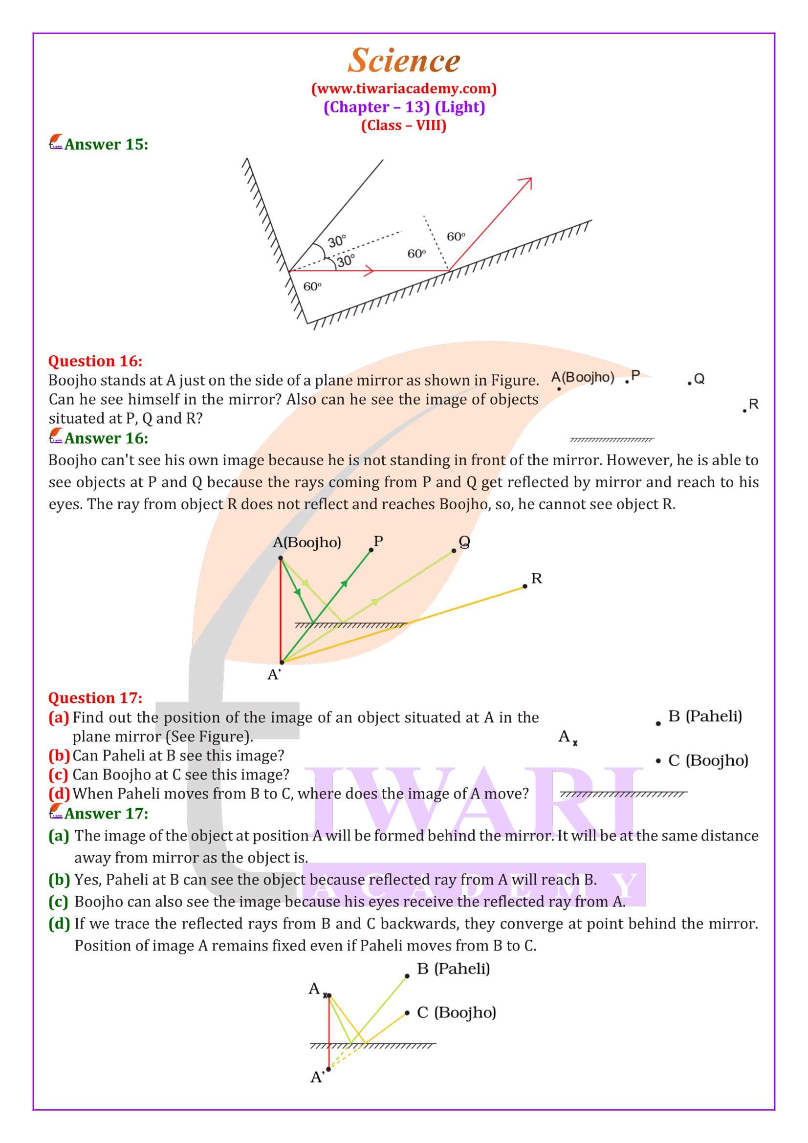 Class 8 Science Chapter 13