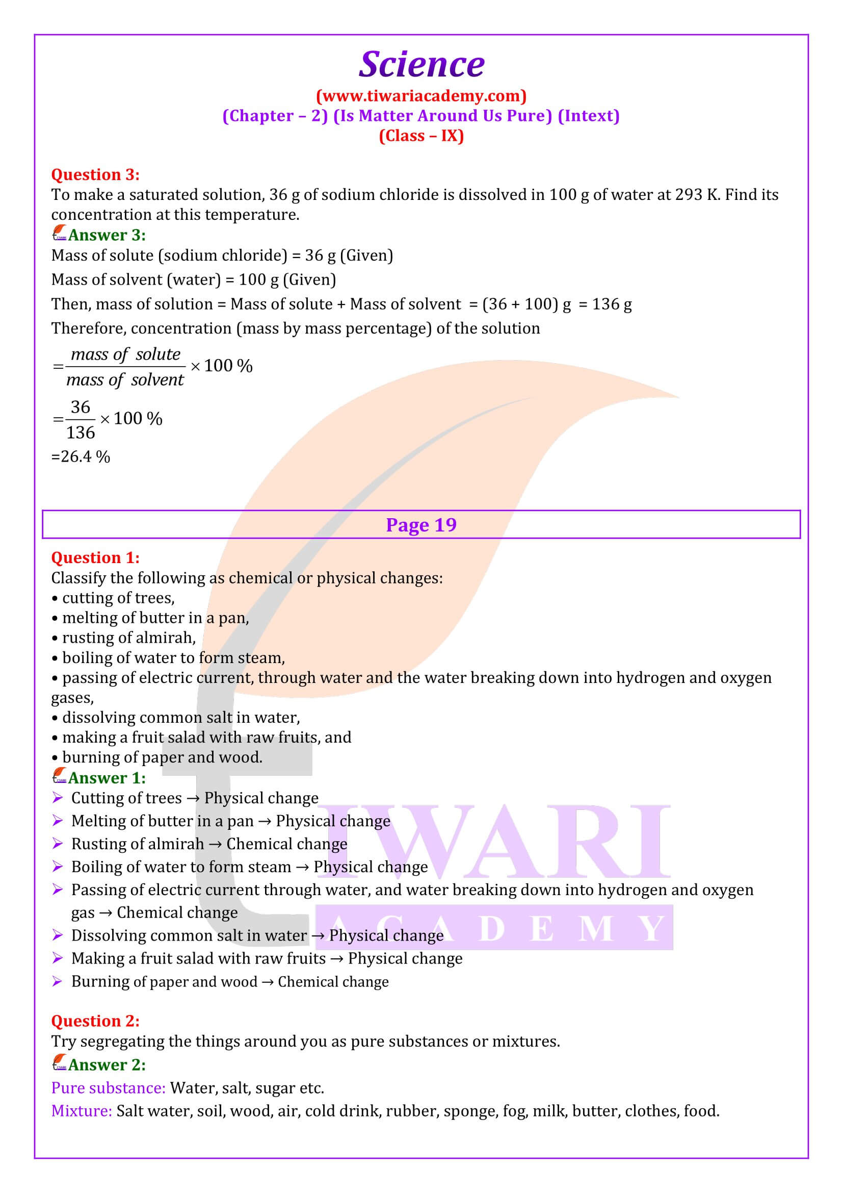 Class 9 Science Chapter 2