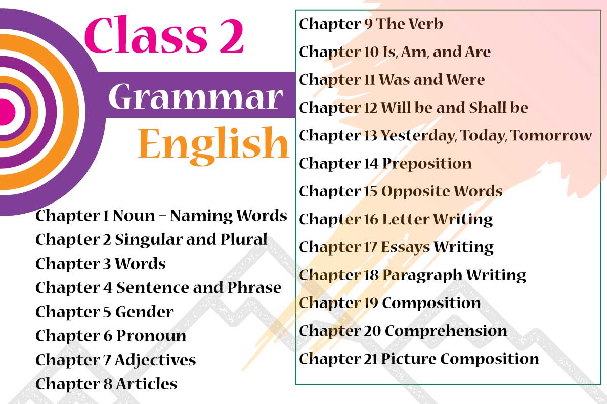 Class 2 English Grammar