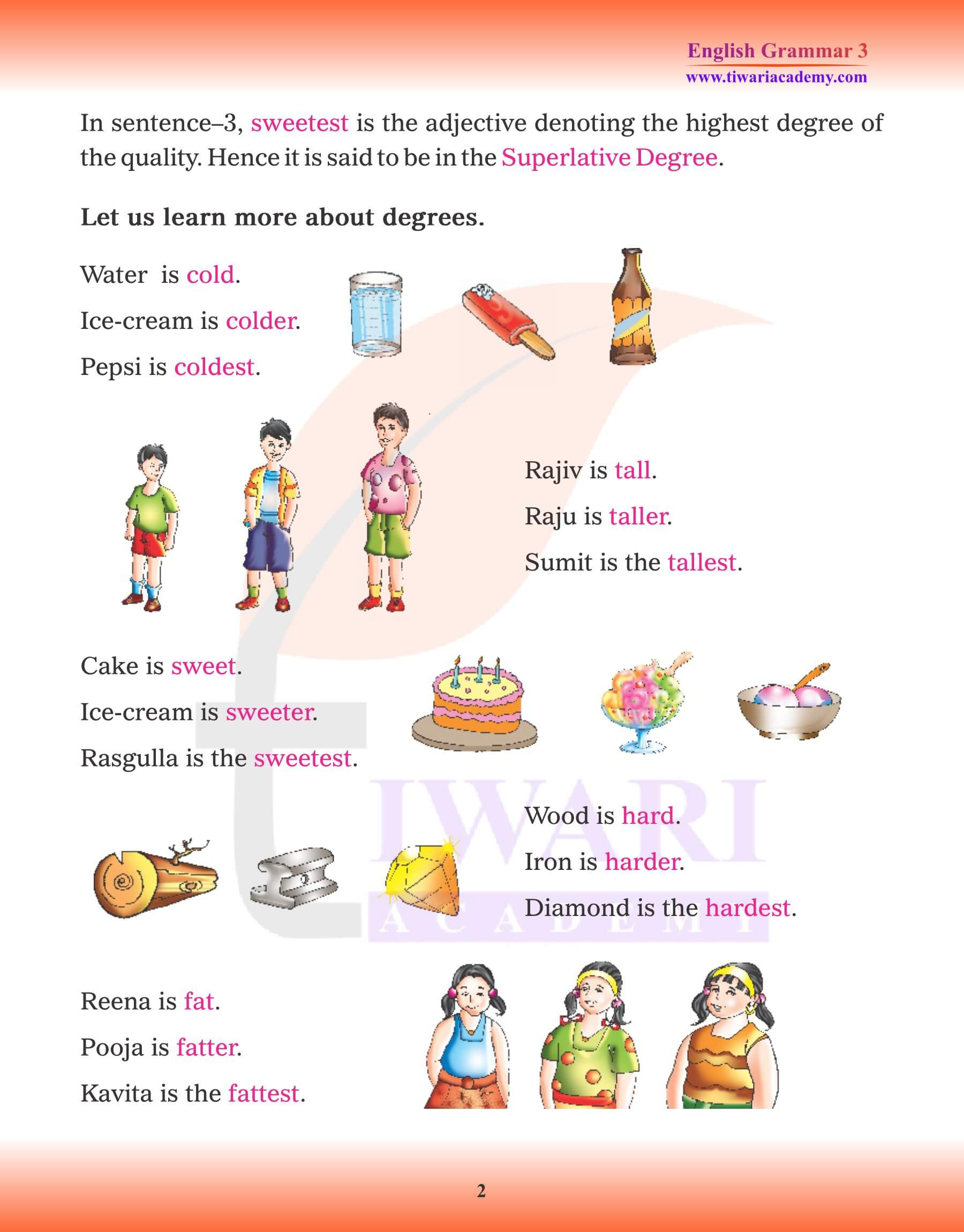 Class 3 Grammar Chapter 16 Adjective