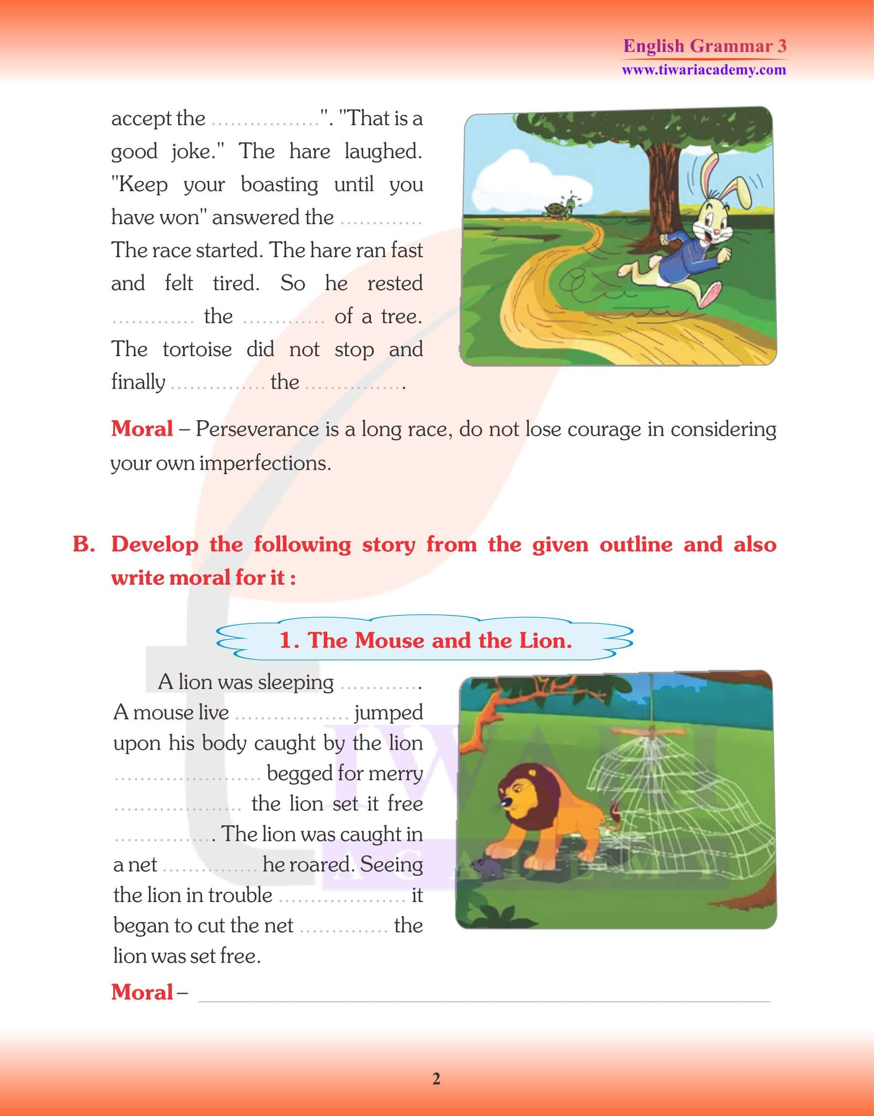 English Grammar for Grade 3 Simple Present Tense - Negative