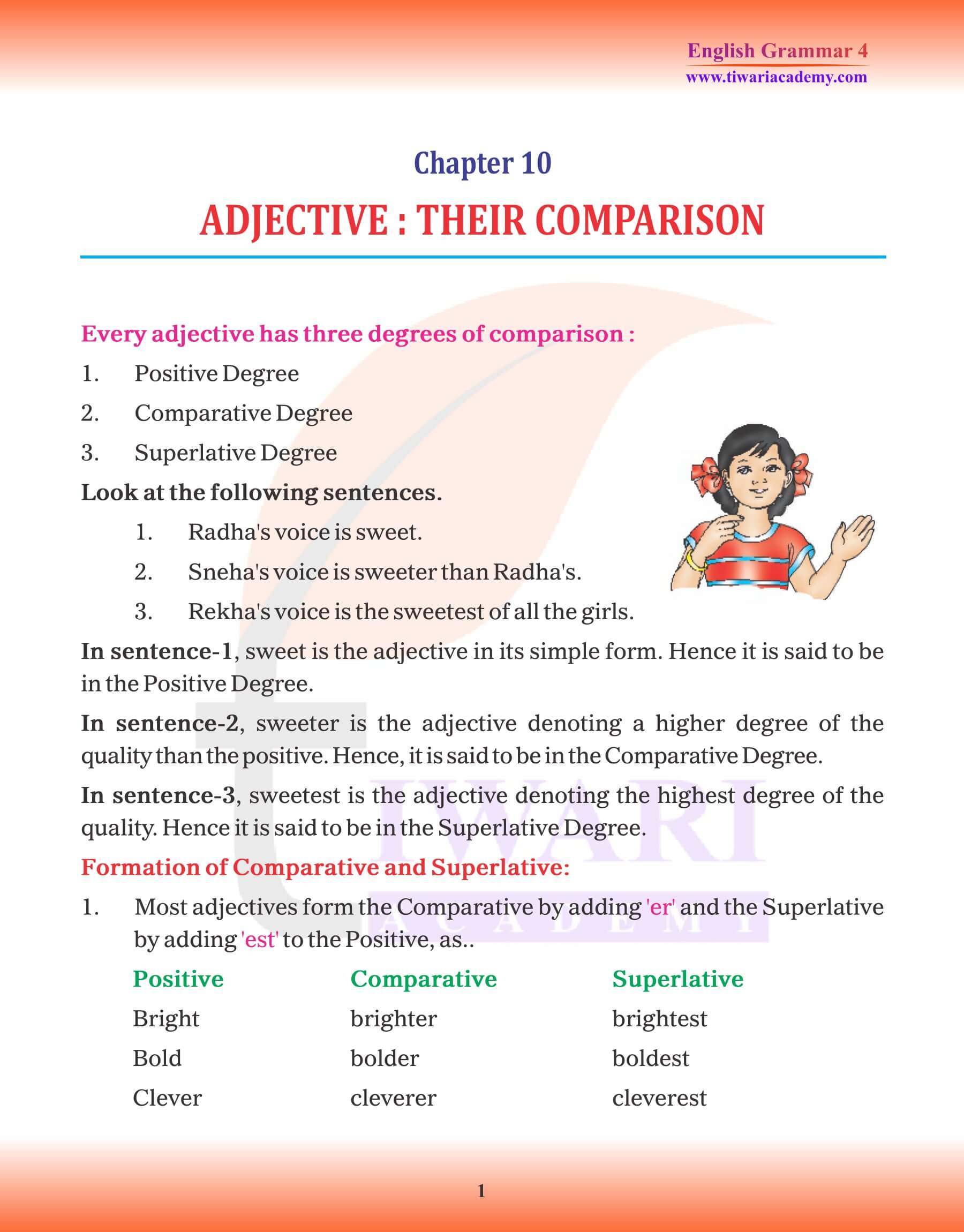Class 4 English Grammar Adjective