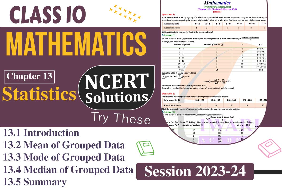 Class 10 Maths Chapter 13