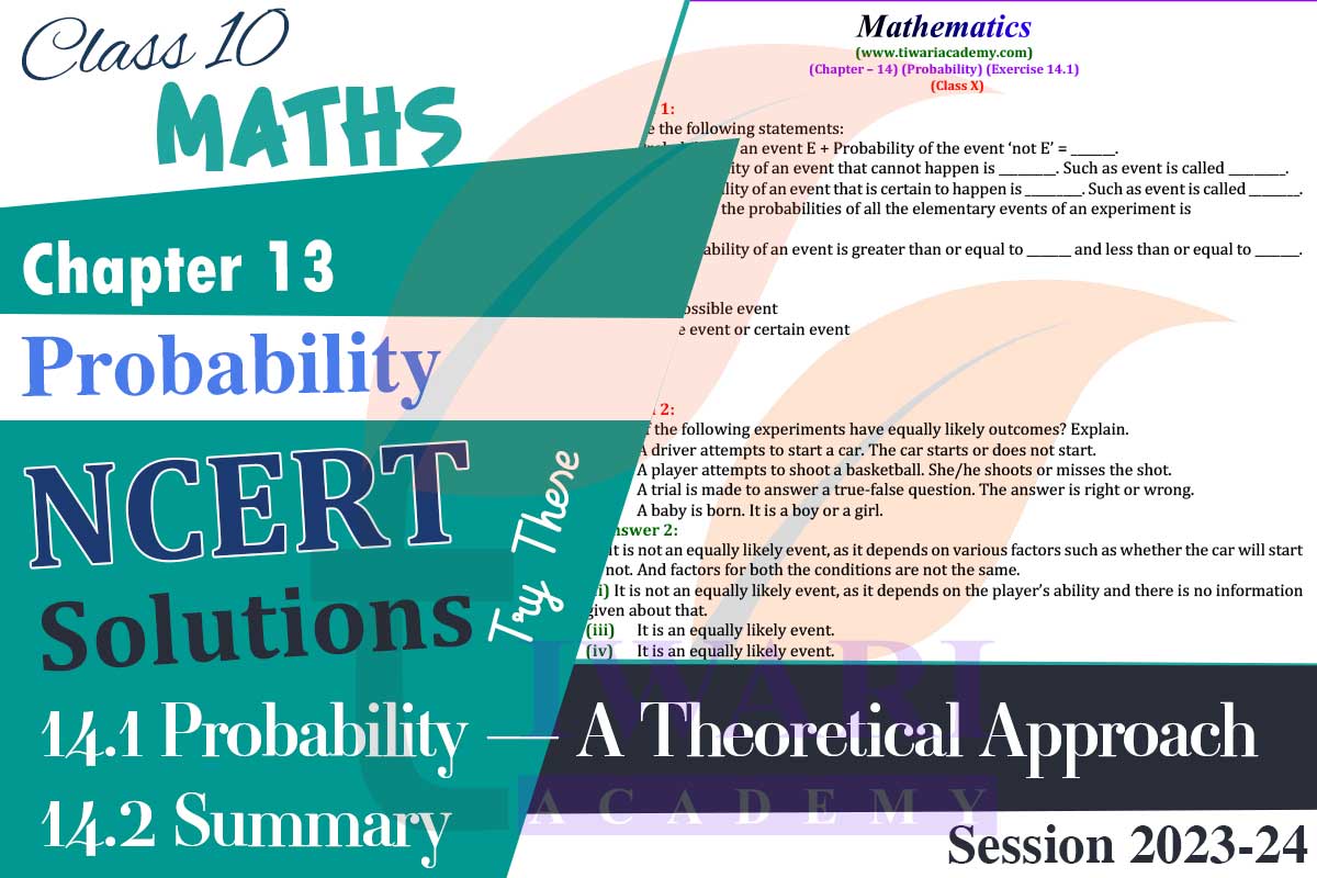 Class 10 Maths Chapter 14