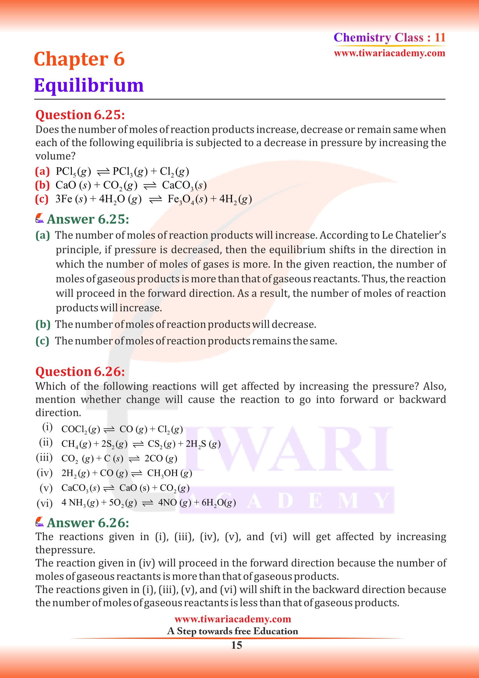 Class 11 Chemistry Chapter 6 guide