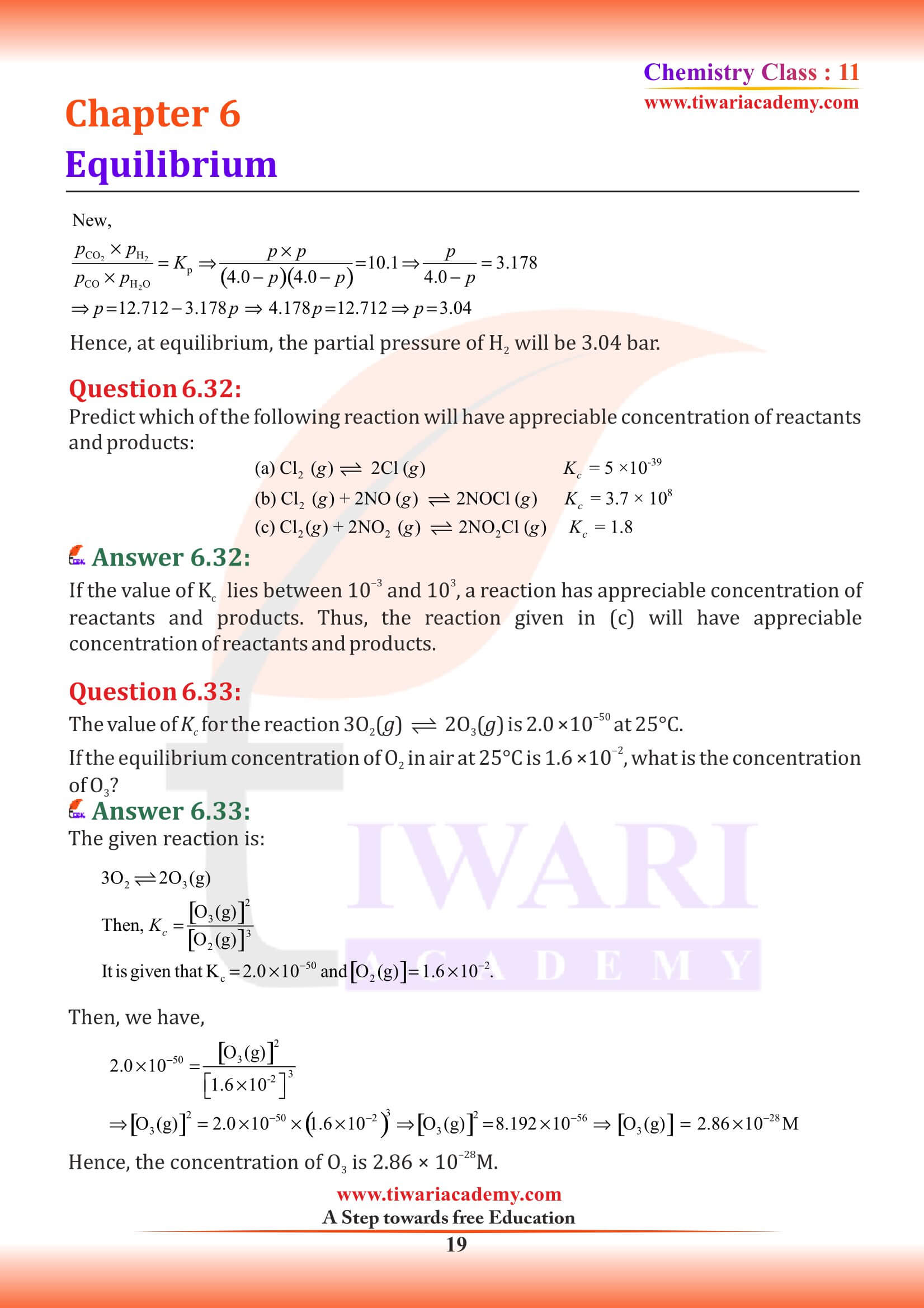 Class 11 Chemistry Chapter 6 Solutions in English