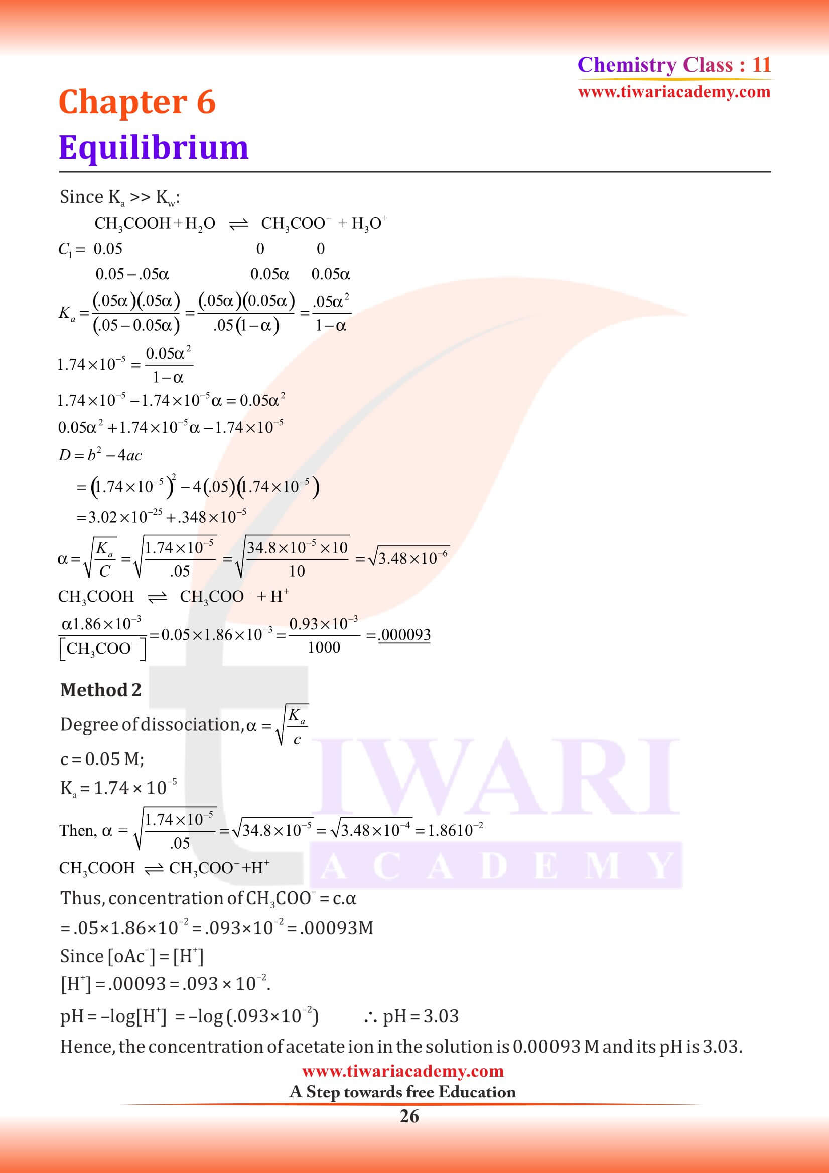 NCERT Class 11 Chemistry Chapter 6 Answers