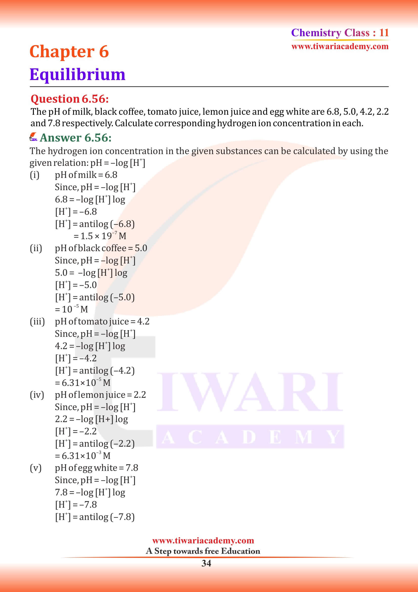 NCERT Class 11 Chemistry Chapter 6 practice