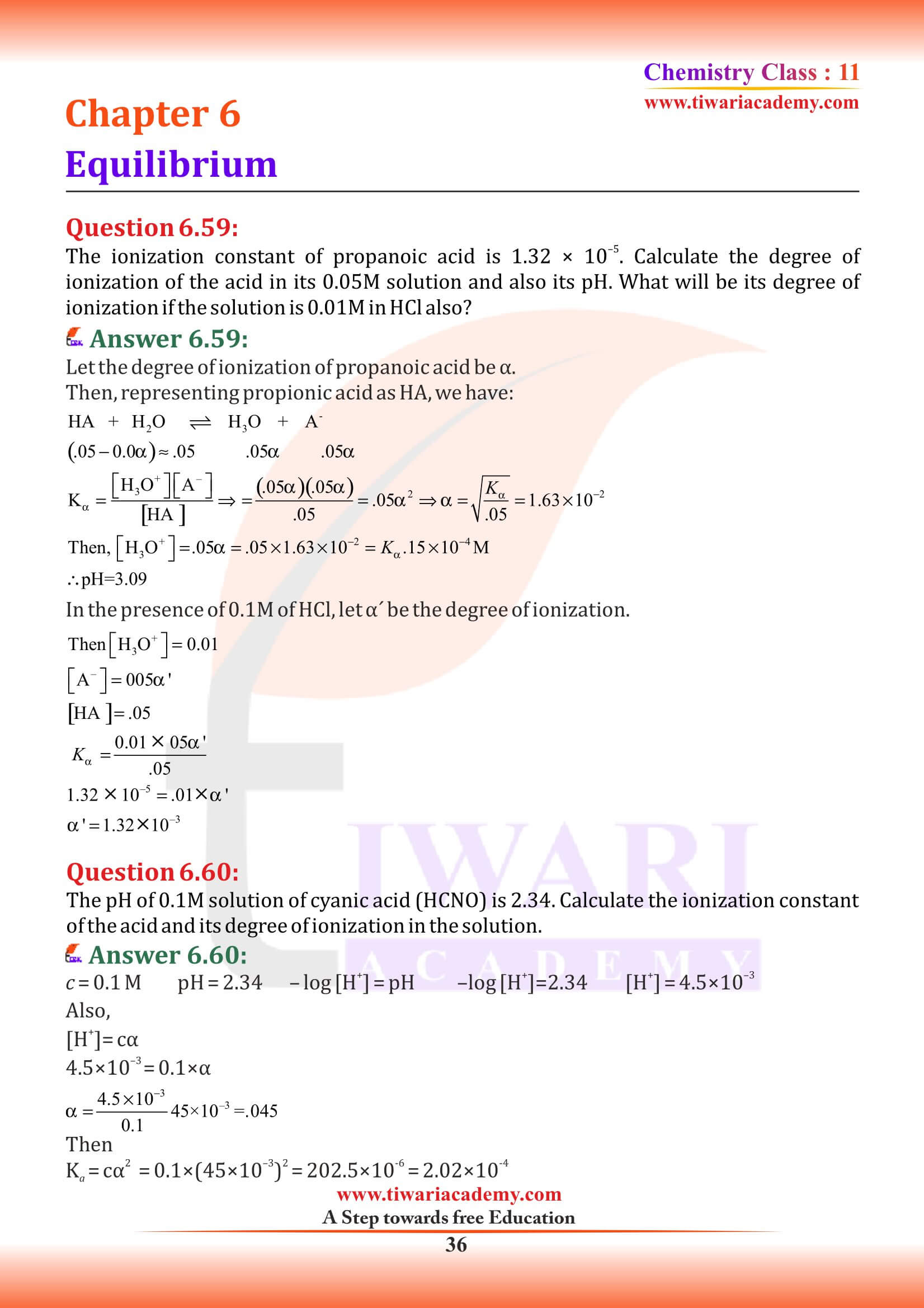 NCERT Class 11 Chem Chapter 6