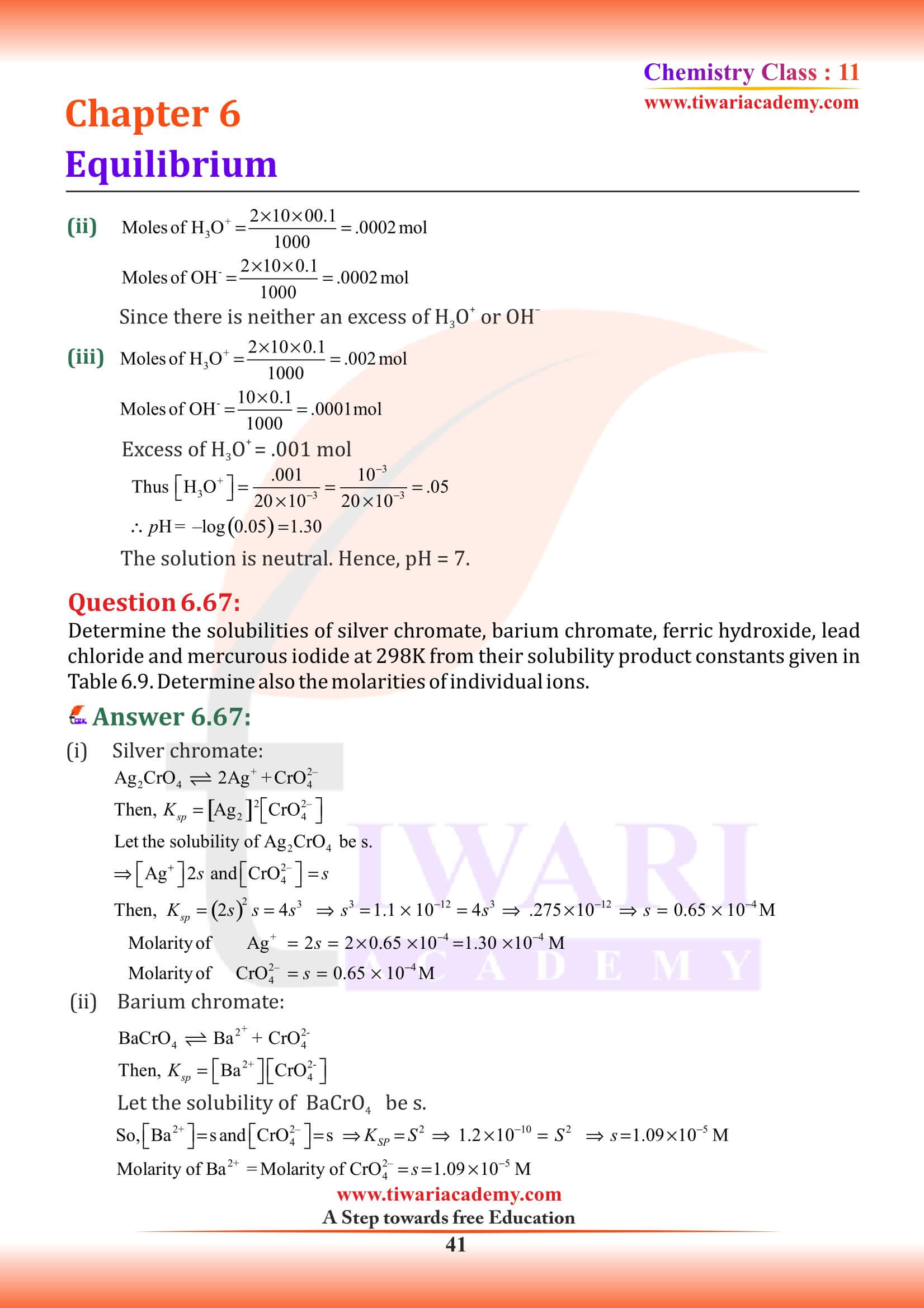 NCERT Class 11 Chem Chapter 6 free