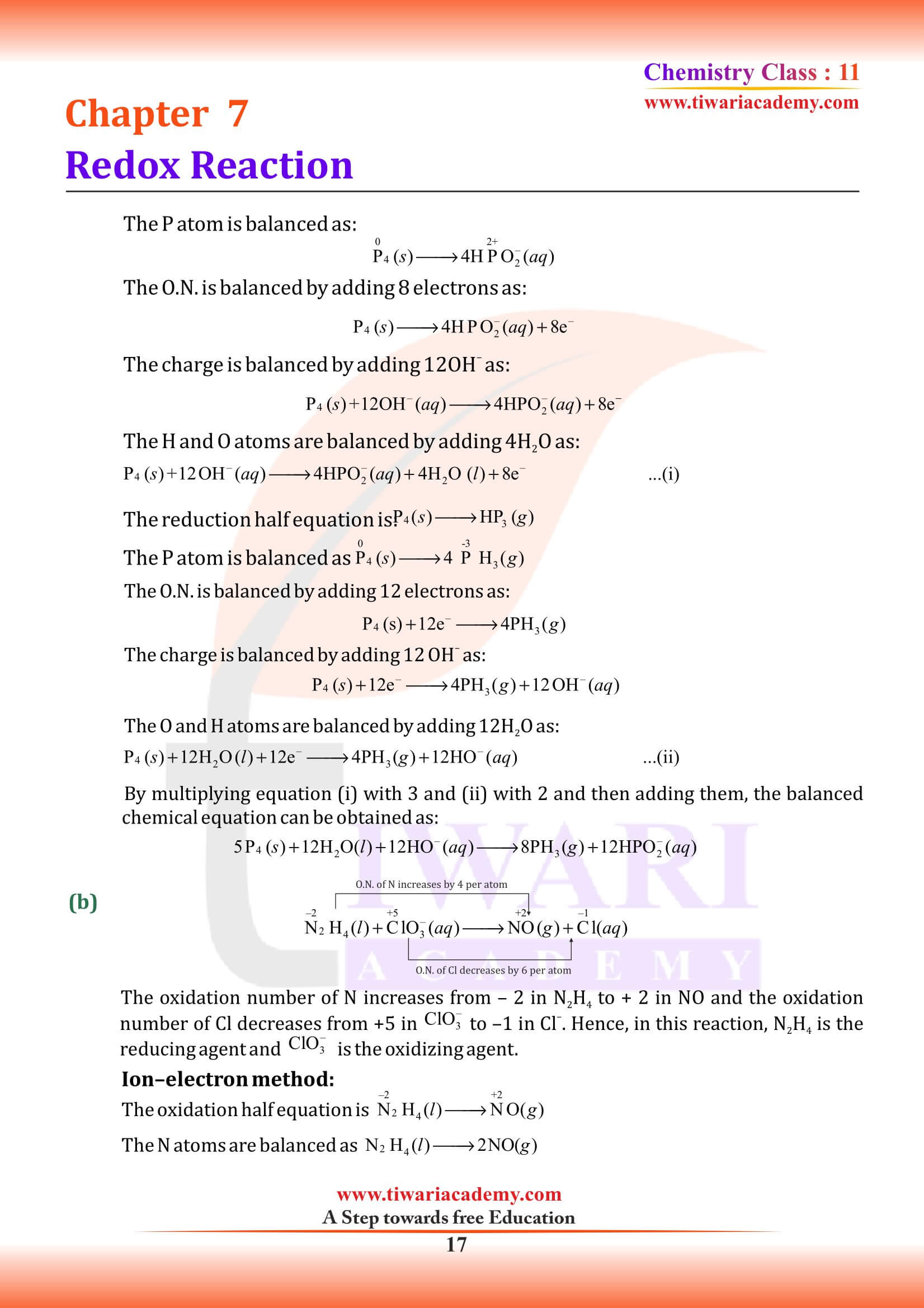 Class 11 Chemistry Chapter 7