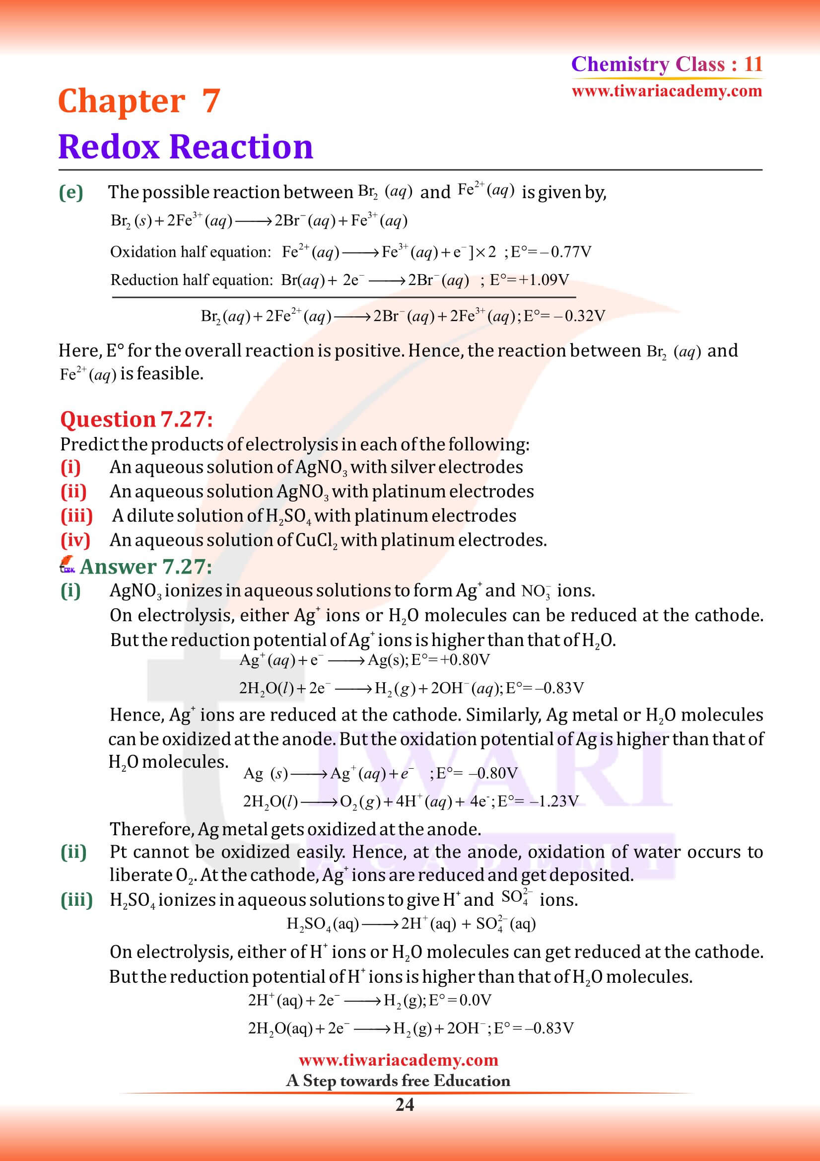 Class 11 Chemistry Chapter 7 in english