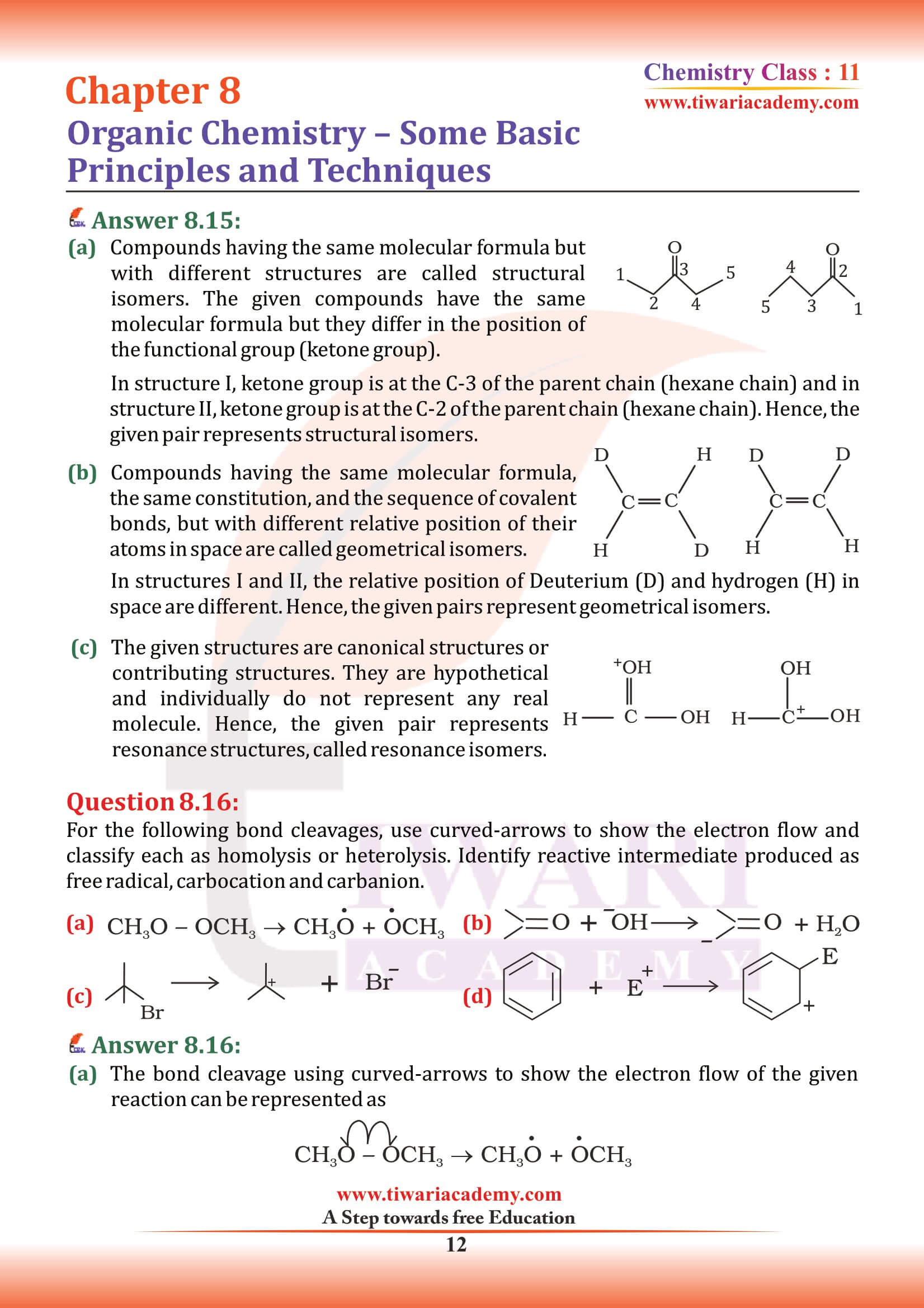 Class 11 Chemistry Chapter 8