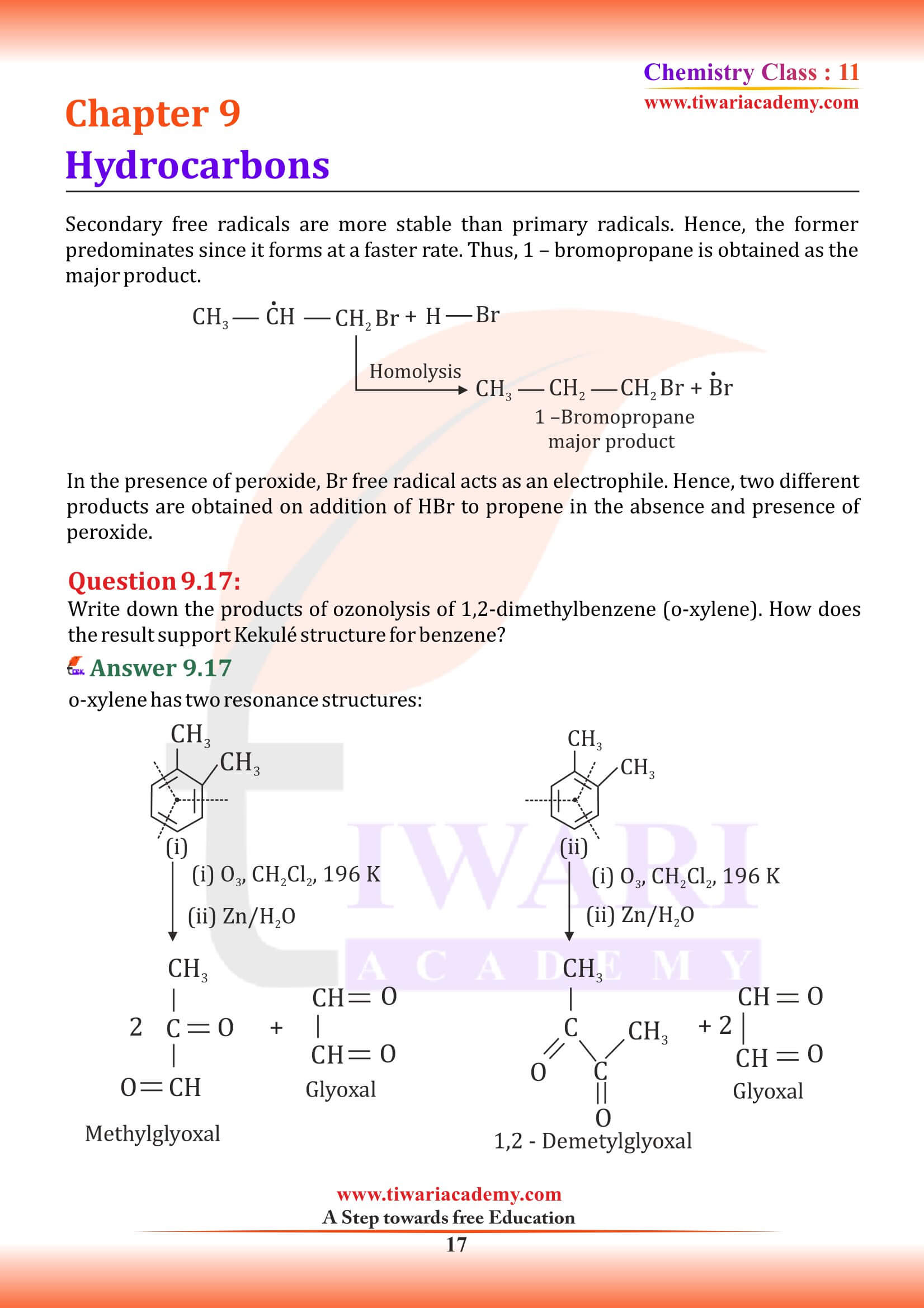 Class 11 Chemistry Chapter 9 NCERT Exercises solutions
