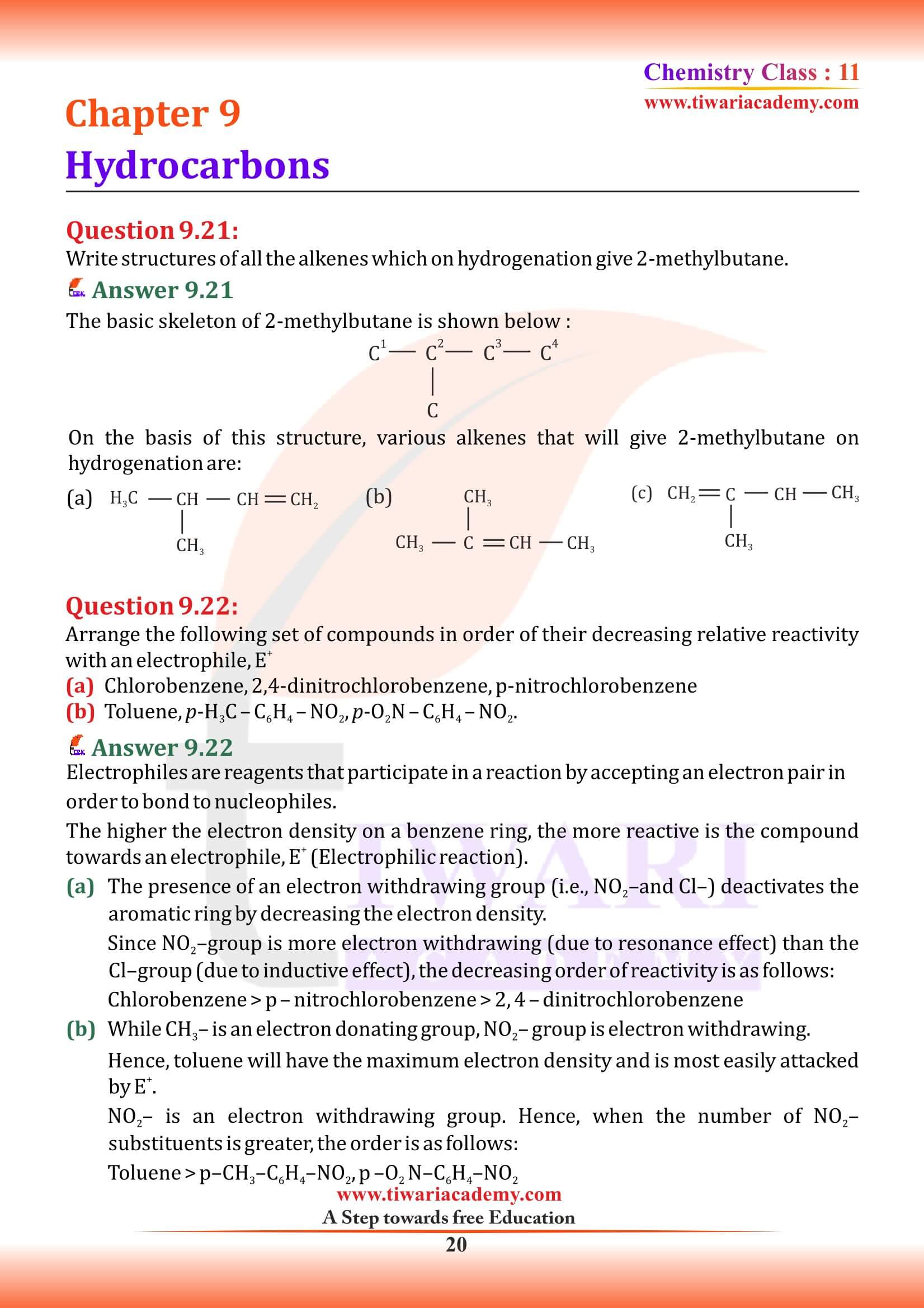 Class 11 Chemistry Chapter 9