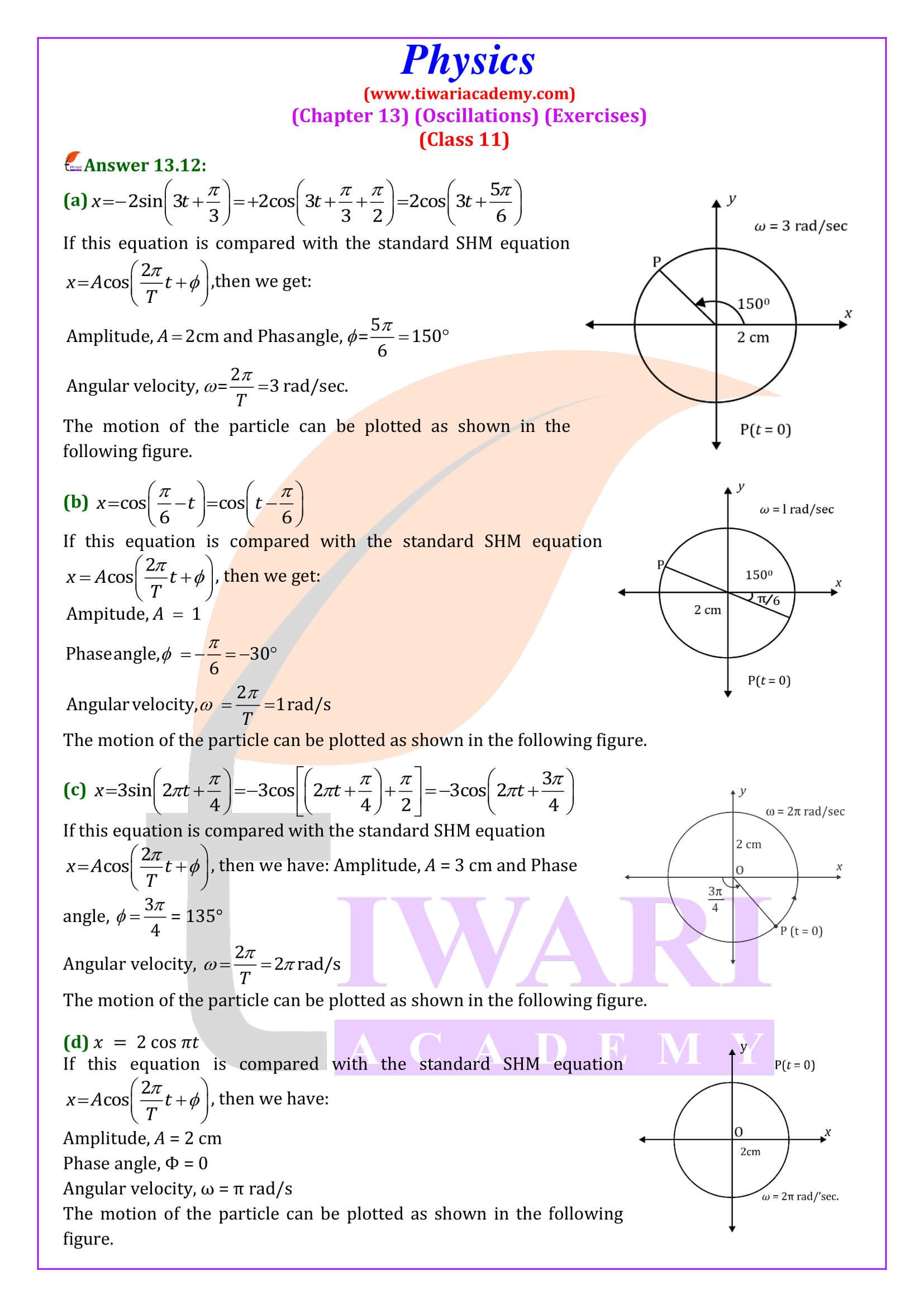 Class 11 Physics Chapter 13