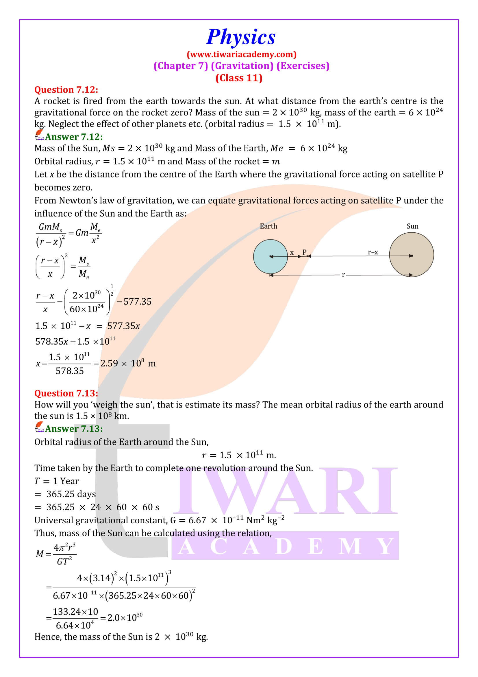 Class 11 Physics Chapter 7