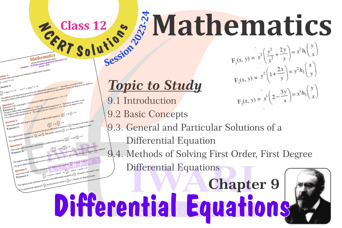 Class 12 Maths Chapter 9