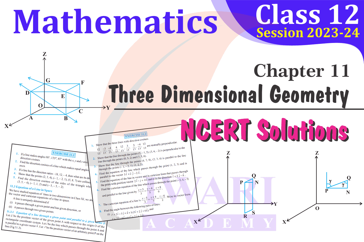Class 12 Maths Chapter 11 Three Dimensional Geometry