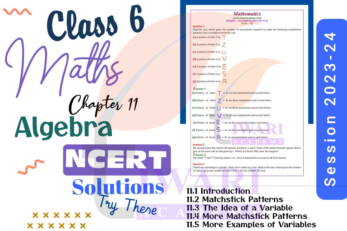 Class 6 Maths Chapter 11