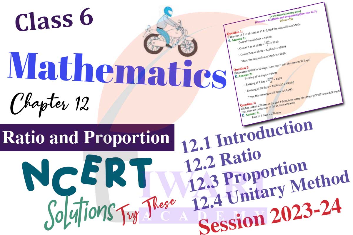 Class 6 Maths Chapter 12