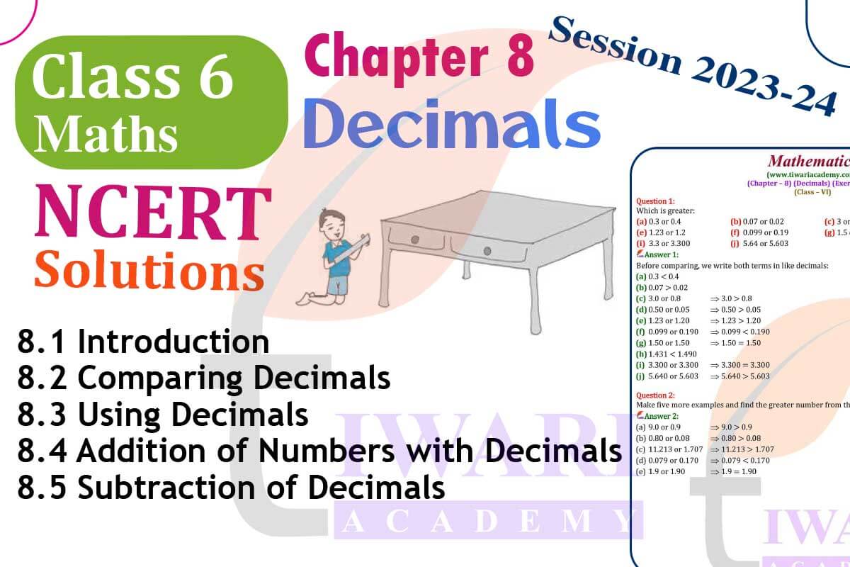 Class 6 Maths Chapter 8