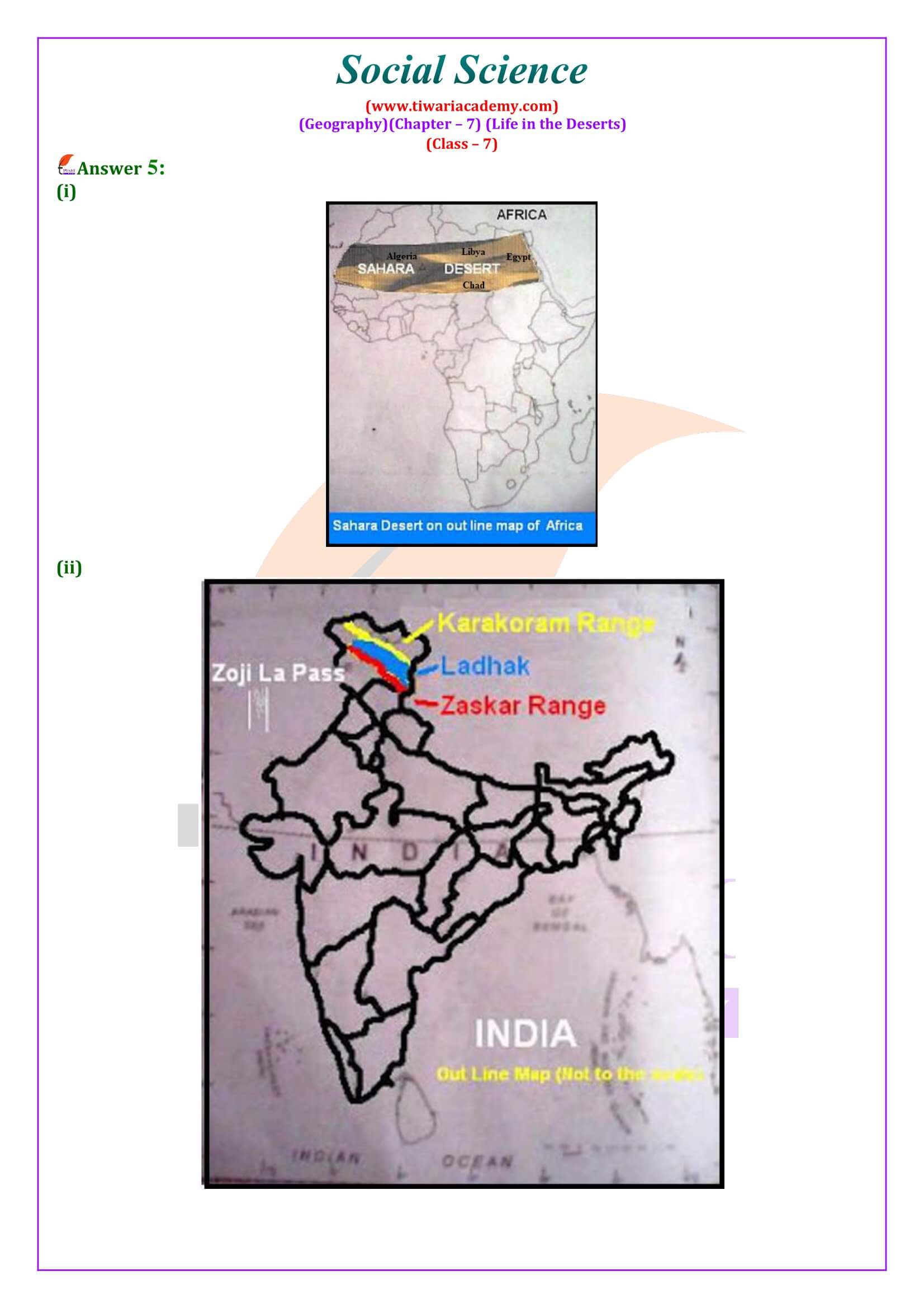 Class 7 Social Science Geography Chapter 7