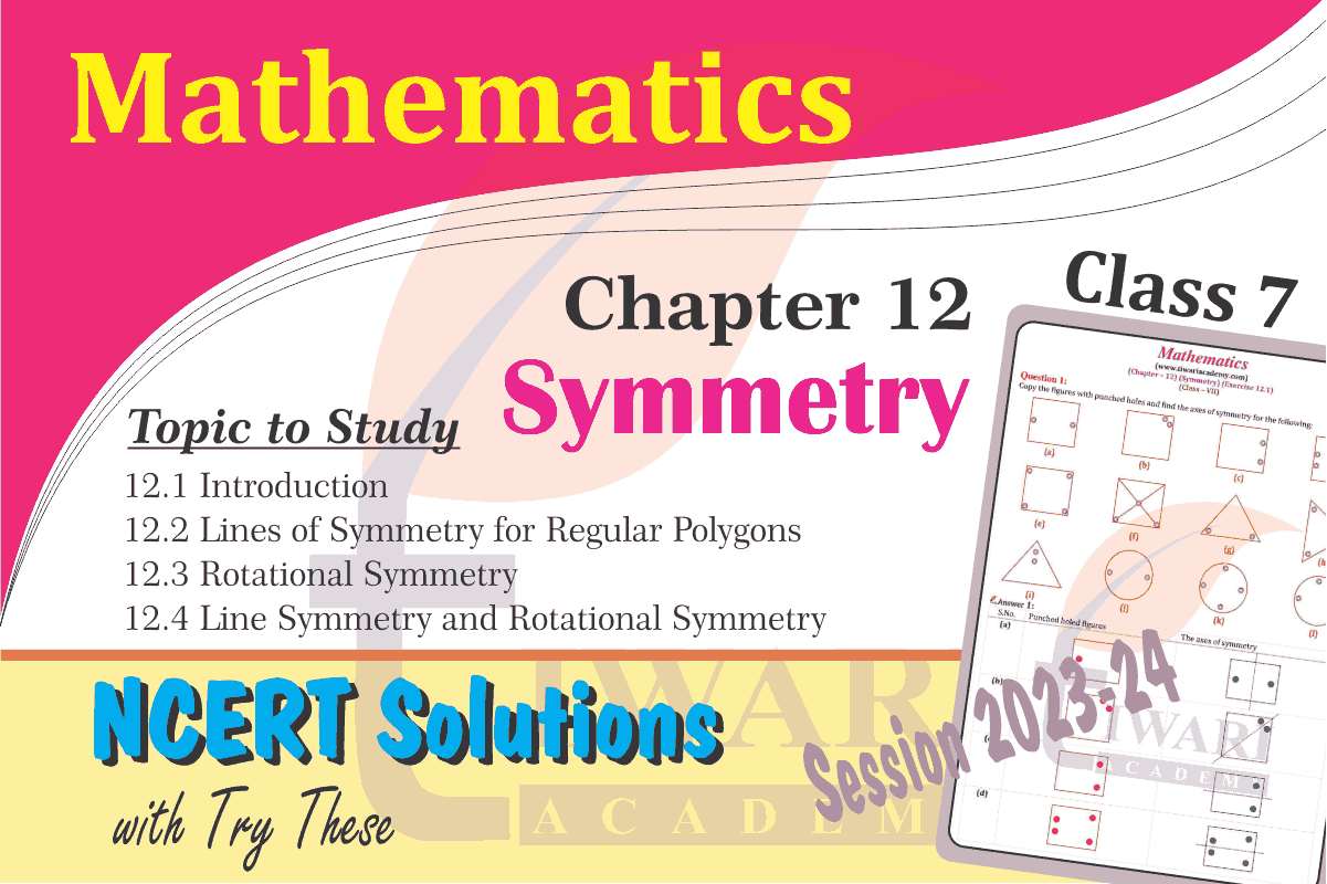 Class 7 Maths Chapter 12 Symmetry