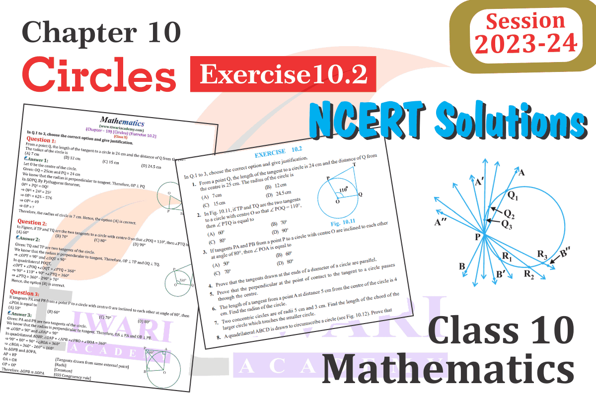 Class 10 Maths Chapter 10 Exercise 10.2