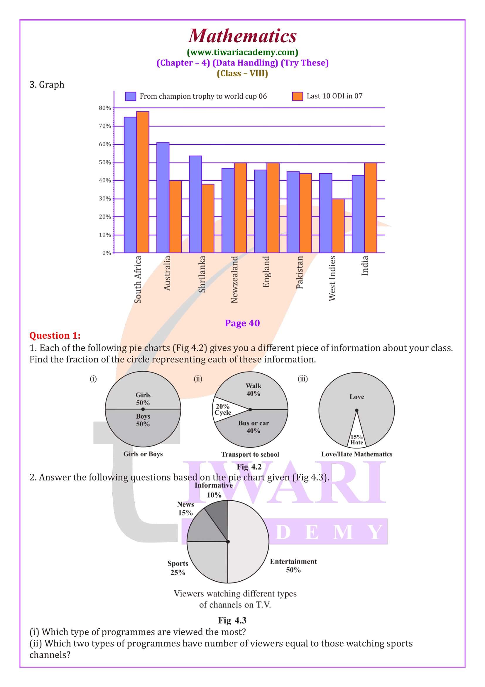 Class 8 Maths Chapter 4