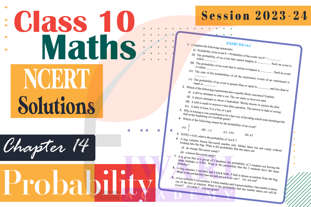Class 10 Maths Chapter 14 Probability