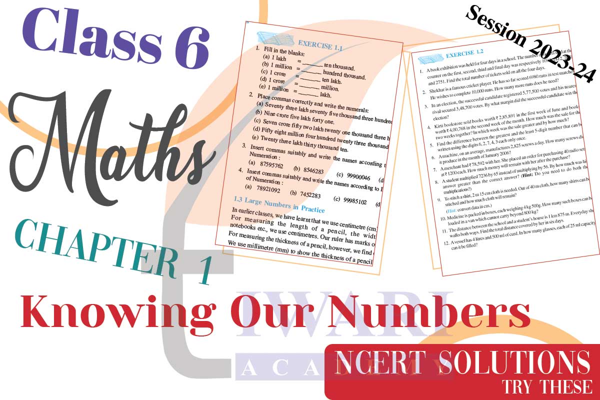 Class 6 Maths Chapter 1 Knowing Our Numbers