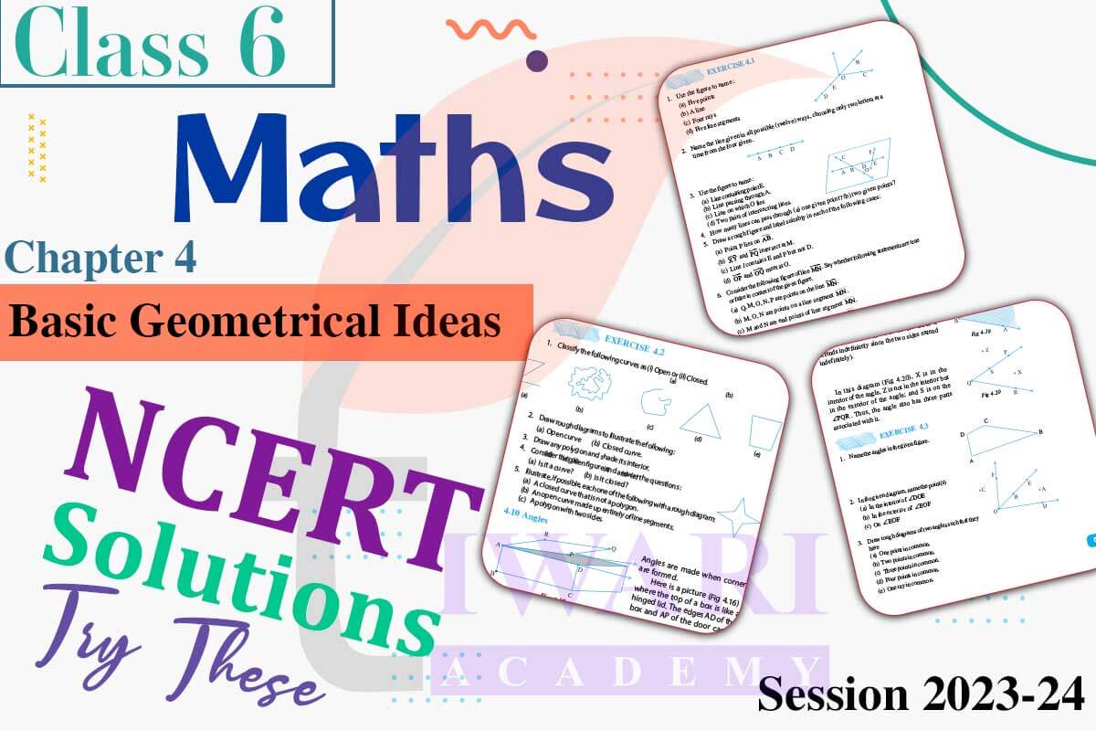 Class 6 Maths Chapter 4 Basic Geometrical Ideas