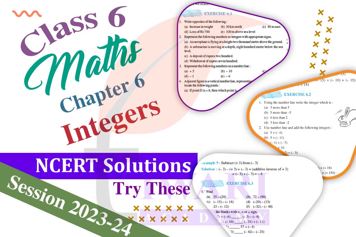 Class 6 Maths Chapter 6 Integers