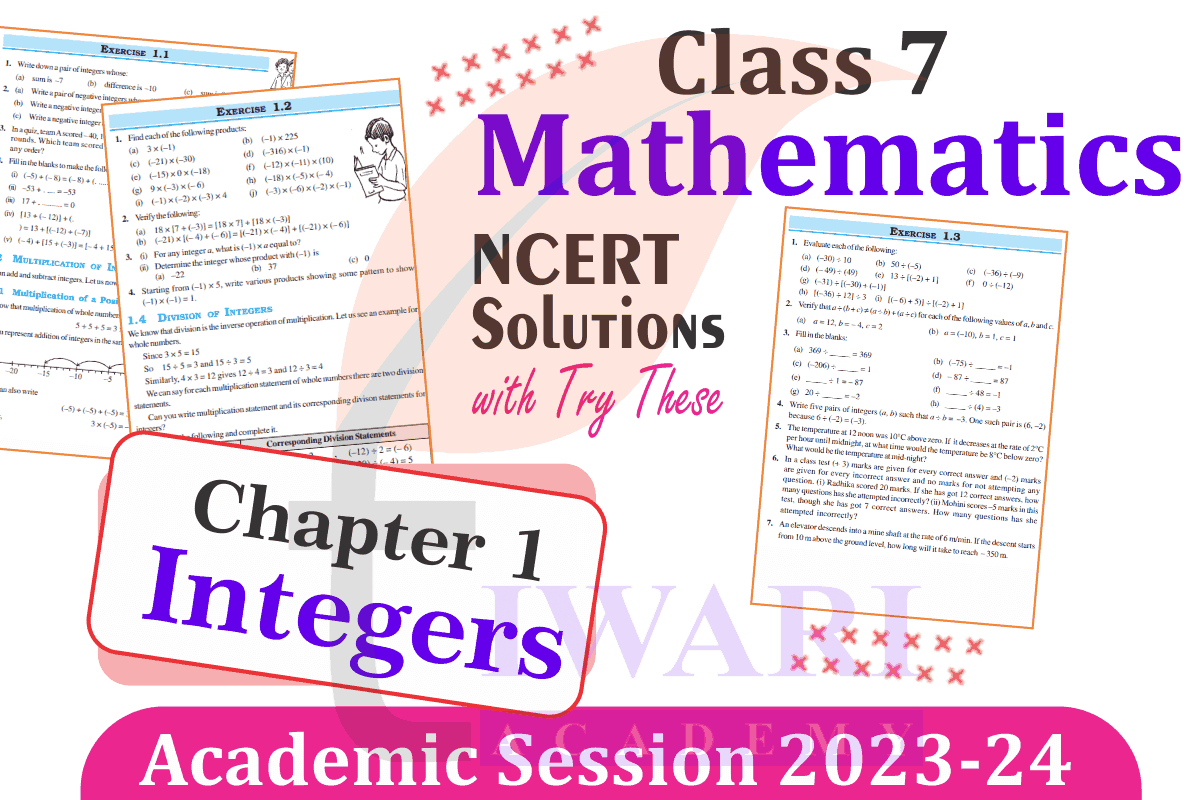 Class 7 Maths Chapter 1 Integers
