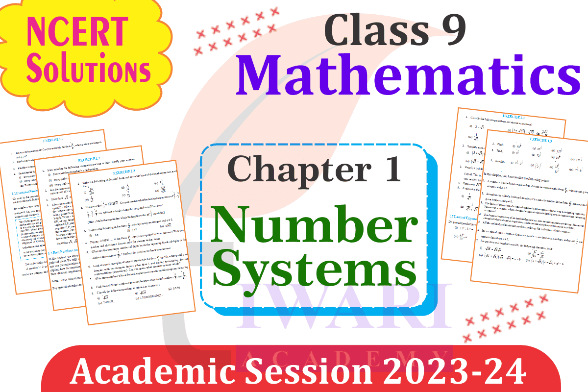 NCERT Solution for Class 9 Maths Chapter 1 Number Systems