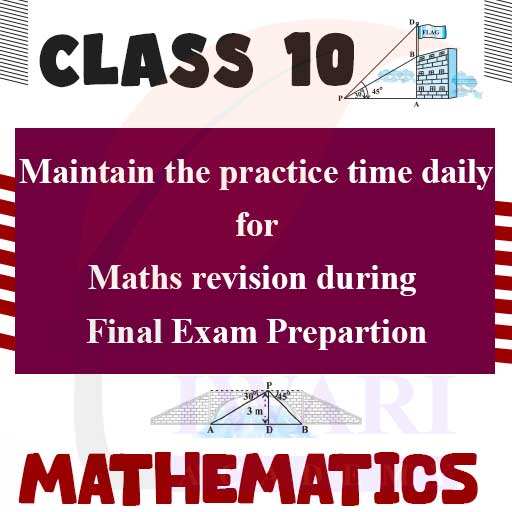 Step 4: Practice Time Management, Stay Healthy, make Revision and Review of course.