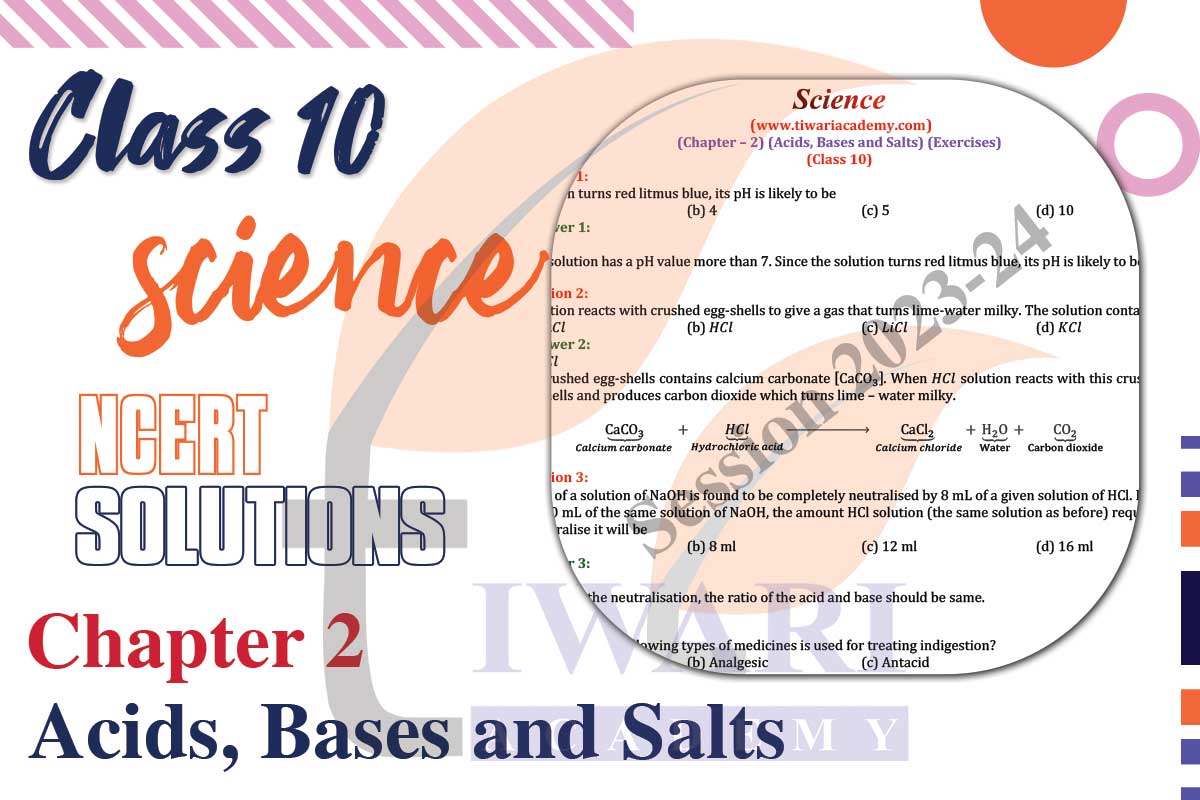 10th Science Chapter 2 Acids Bases and Salts