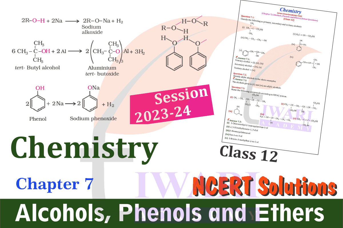 Class 12 Chemistry Chapter 7 Alcohols, Phenols and Ethers