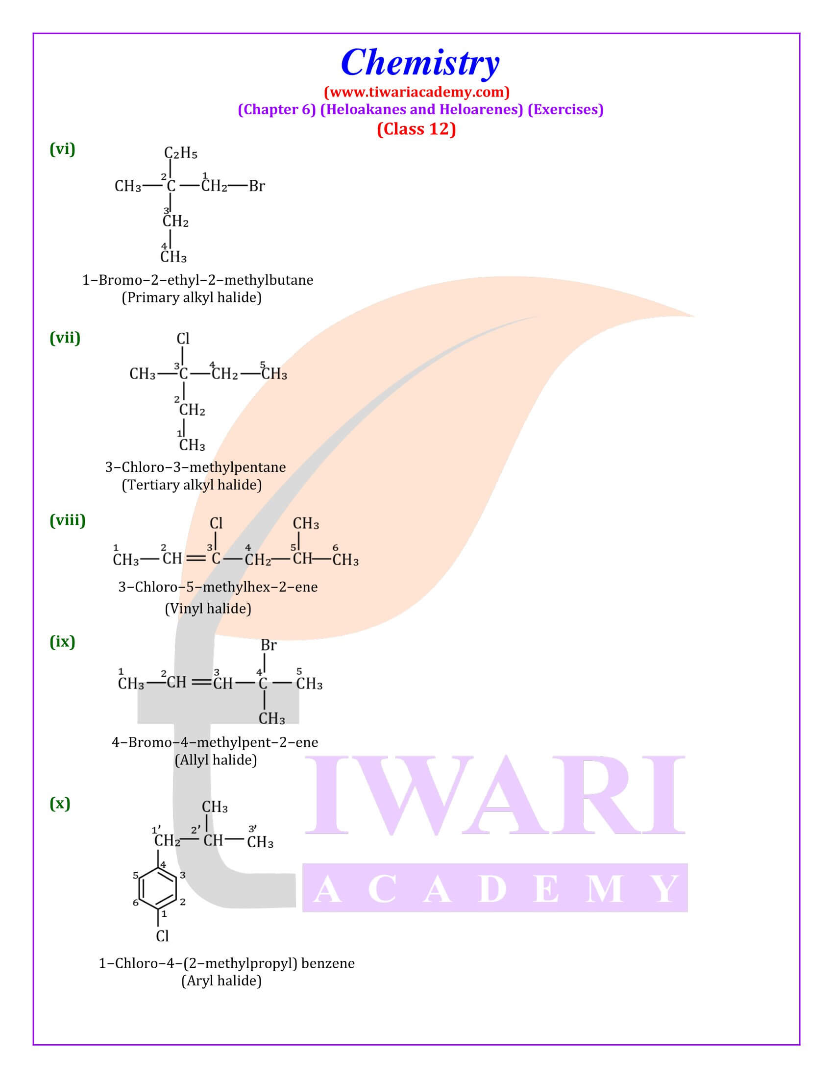 NCERT Solutions for Class 12 Chemistry Chapter 6