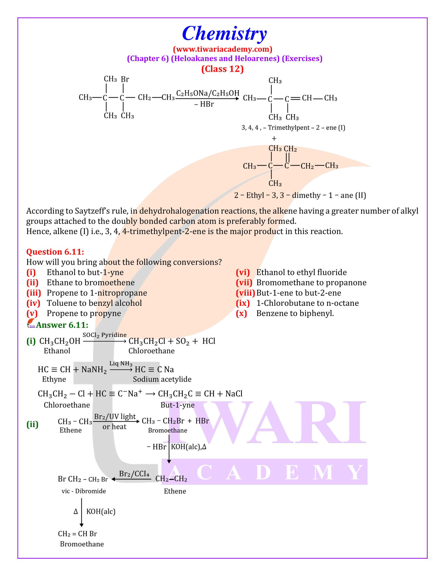 NCERT Class 12 Chemistry Chapter 6