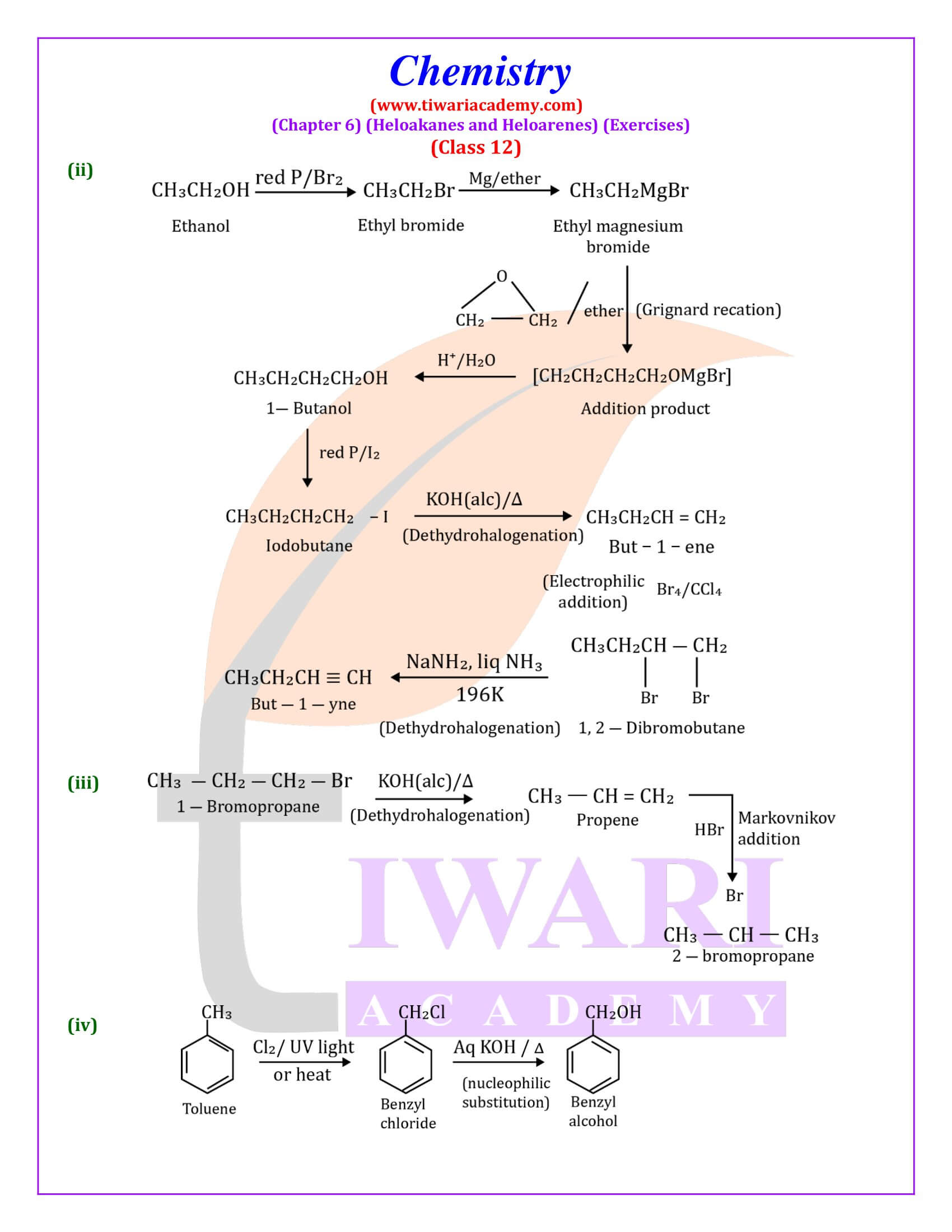 Class 12 Chemistry Chapter 6