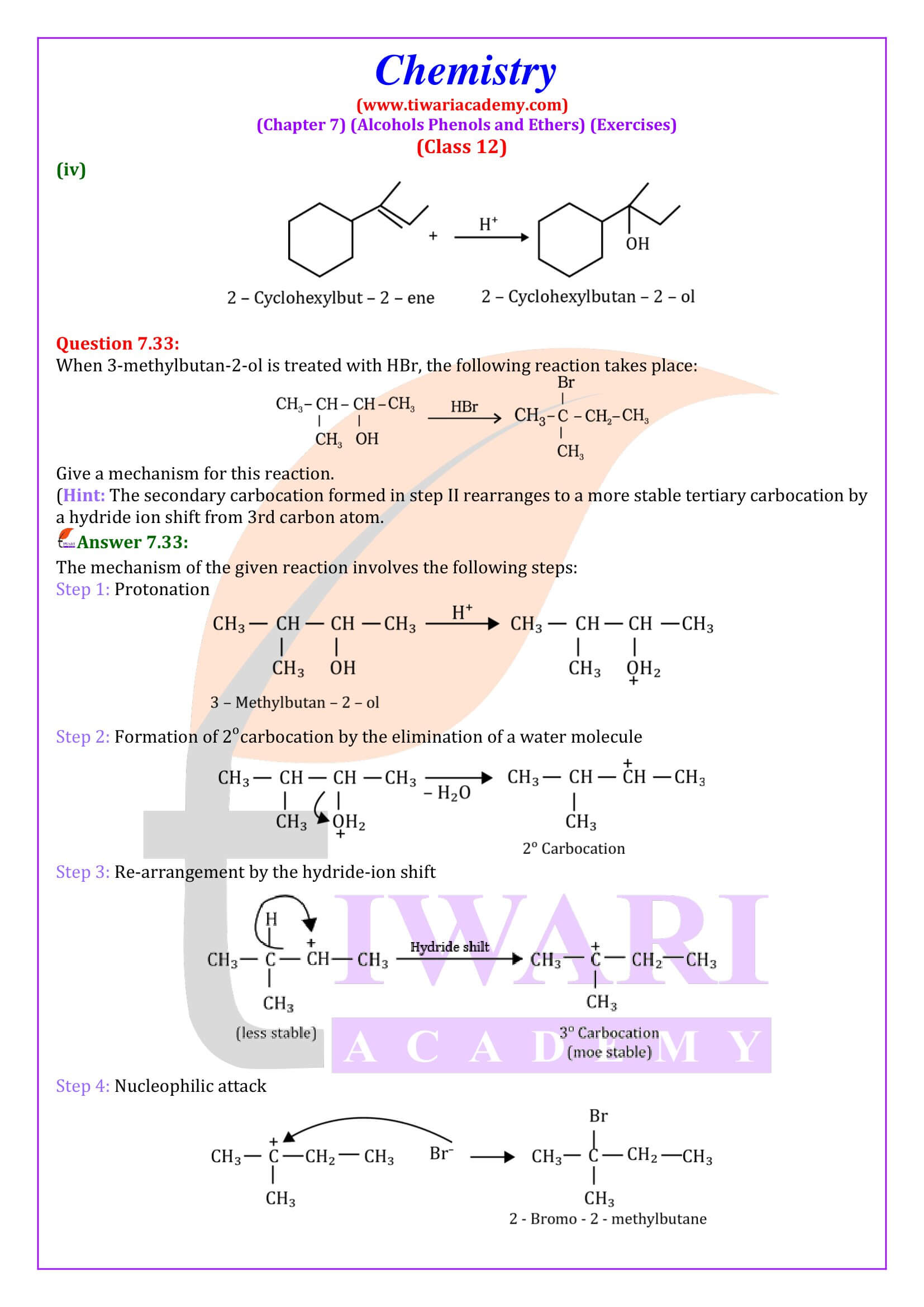 Class 12 Chemistry Chapter 7 Ans