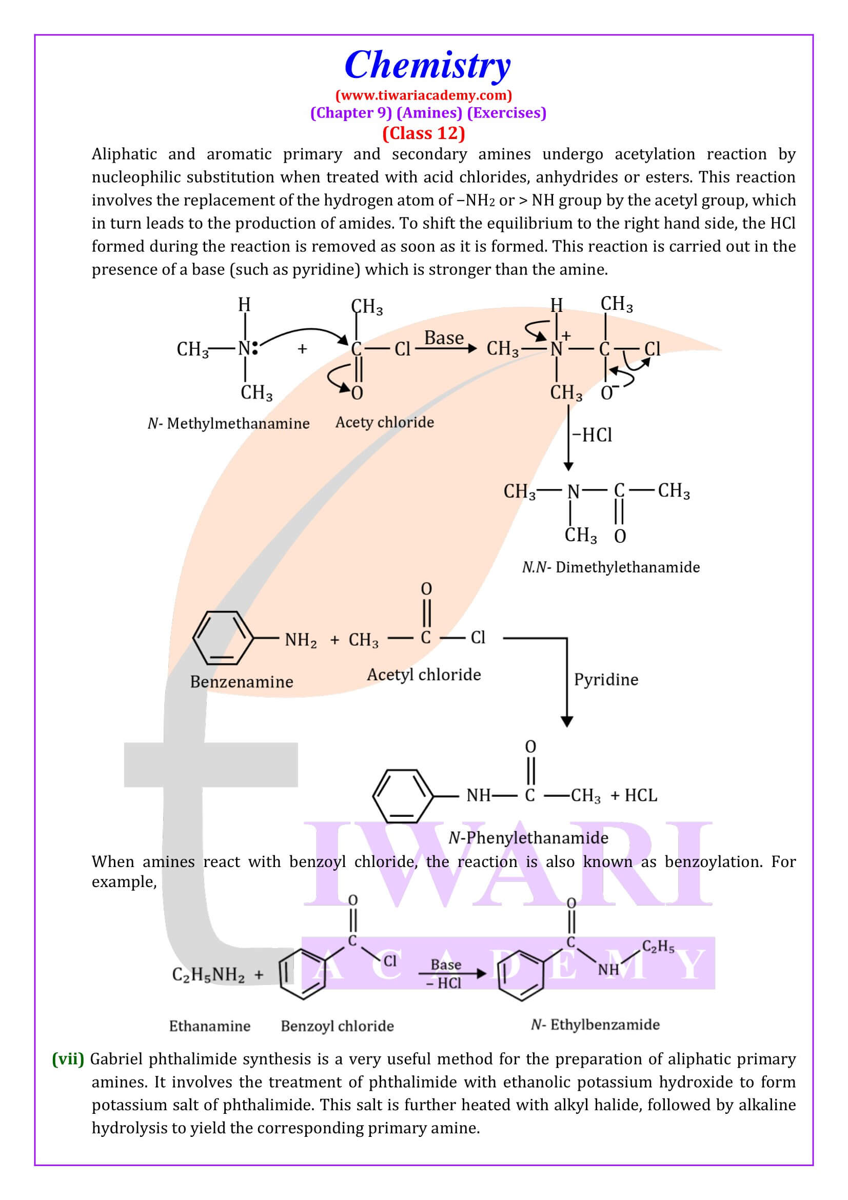 NCERT Class 12 Chemistry Chapter 9 Answers