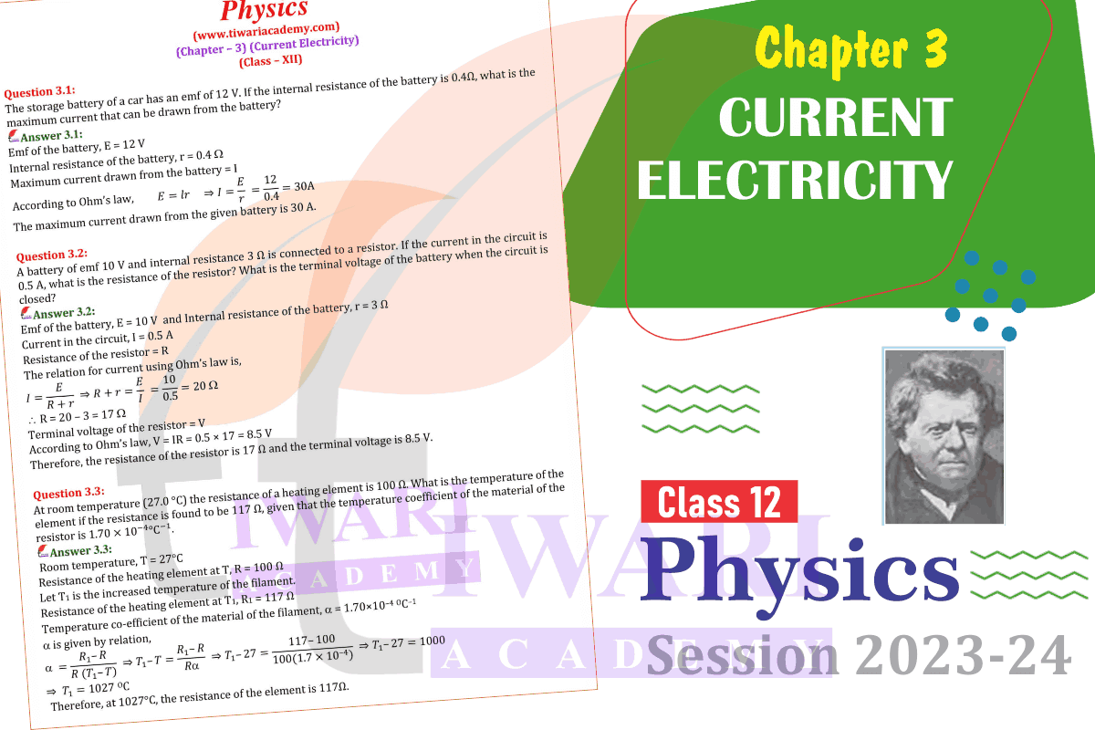 Class 12 Physics Chapter 3