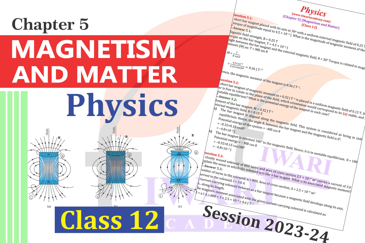 Class 12 Physics Chapter 5