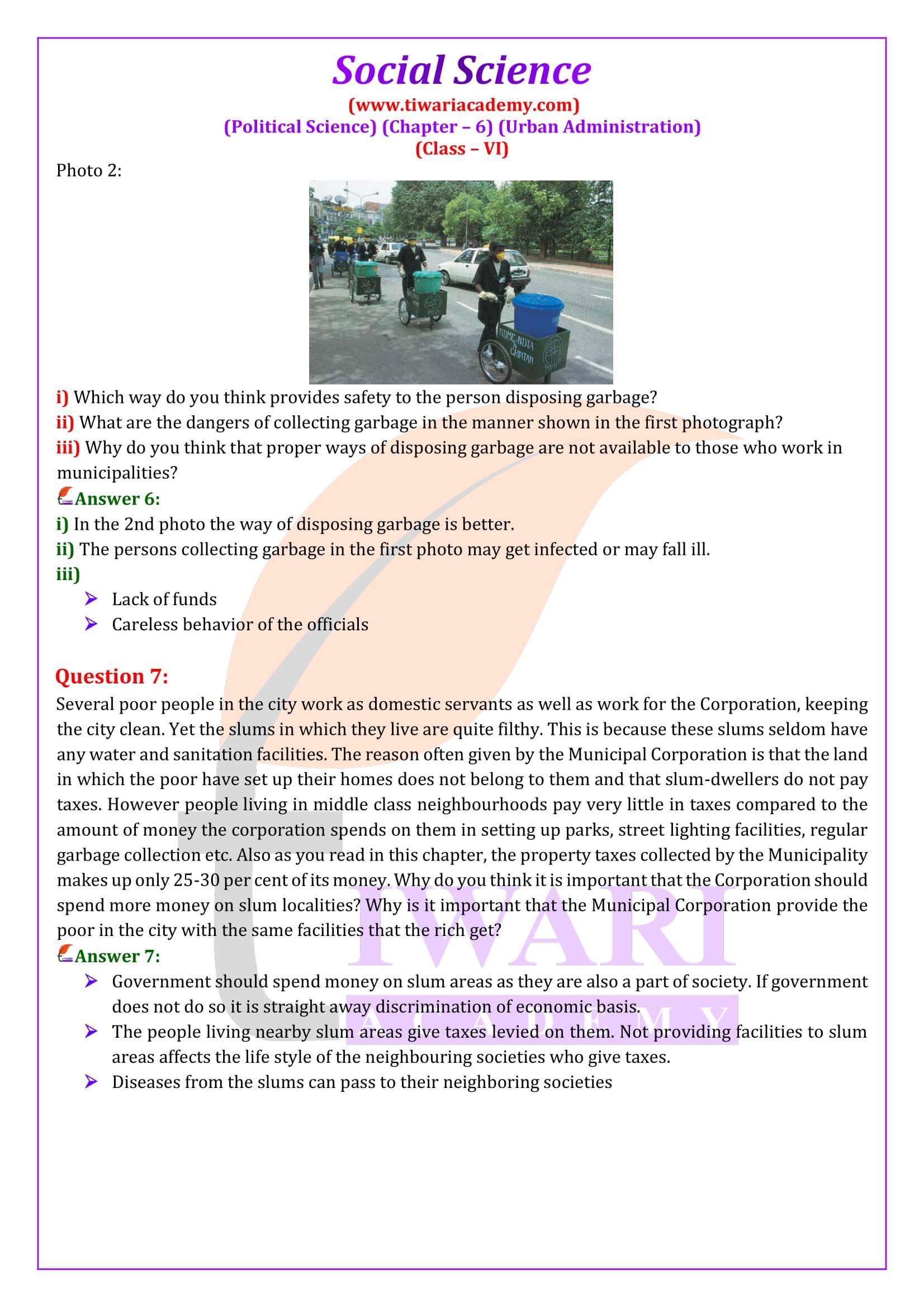 Class 6 Civics Chapter 6