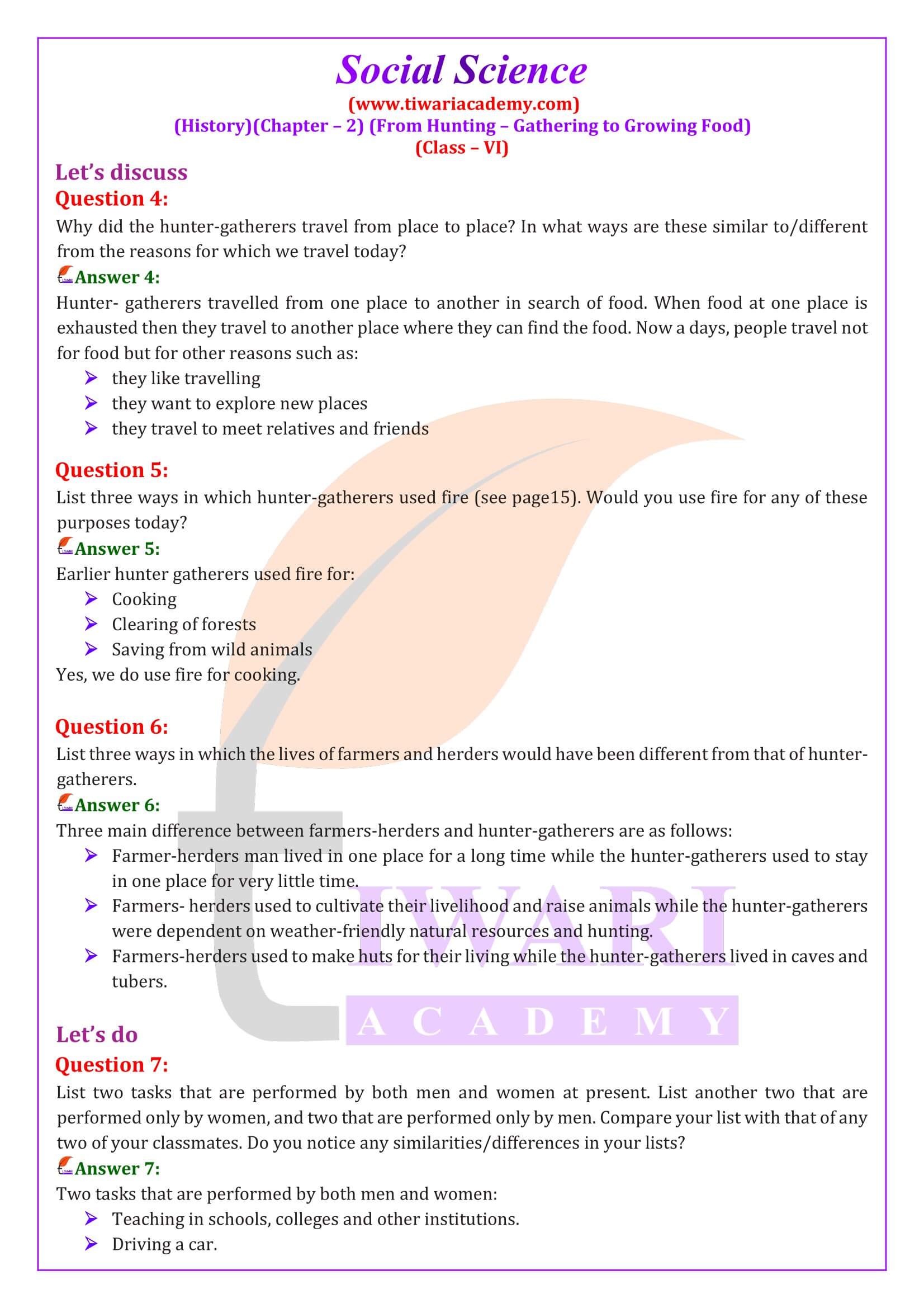 Class 6 History Chapter 2