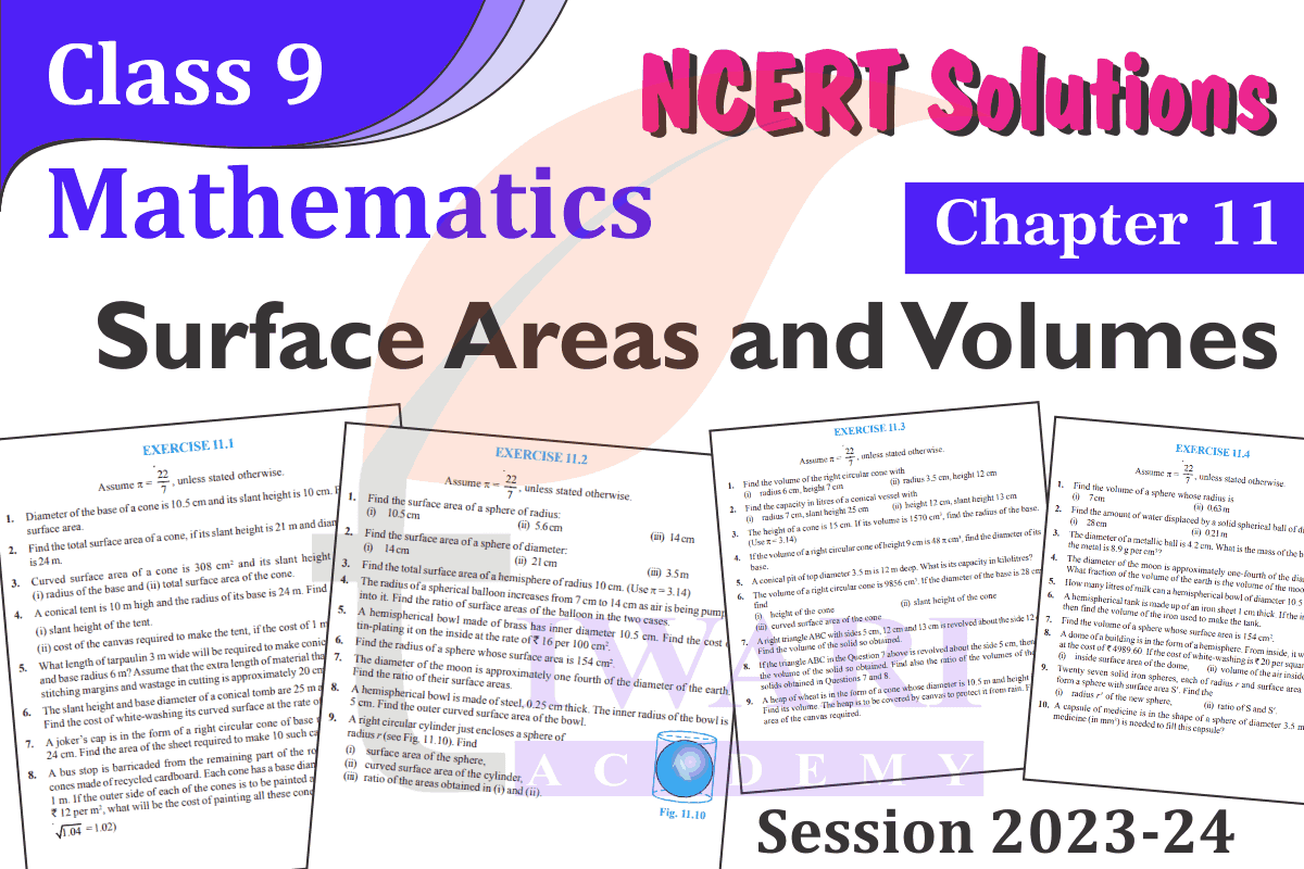 Class 9 Maths Chapter 11 Surface Areas and Volumes