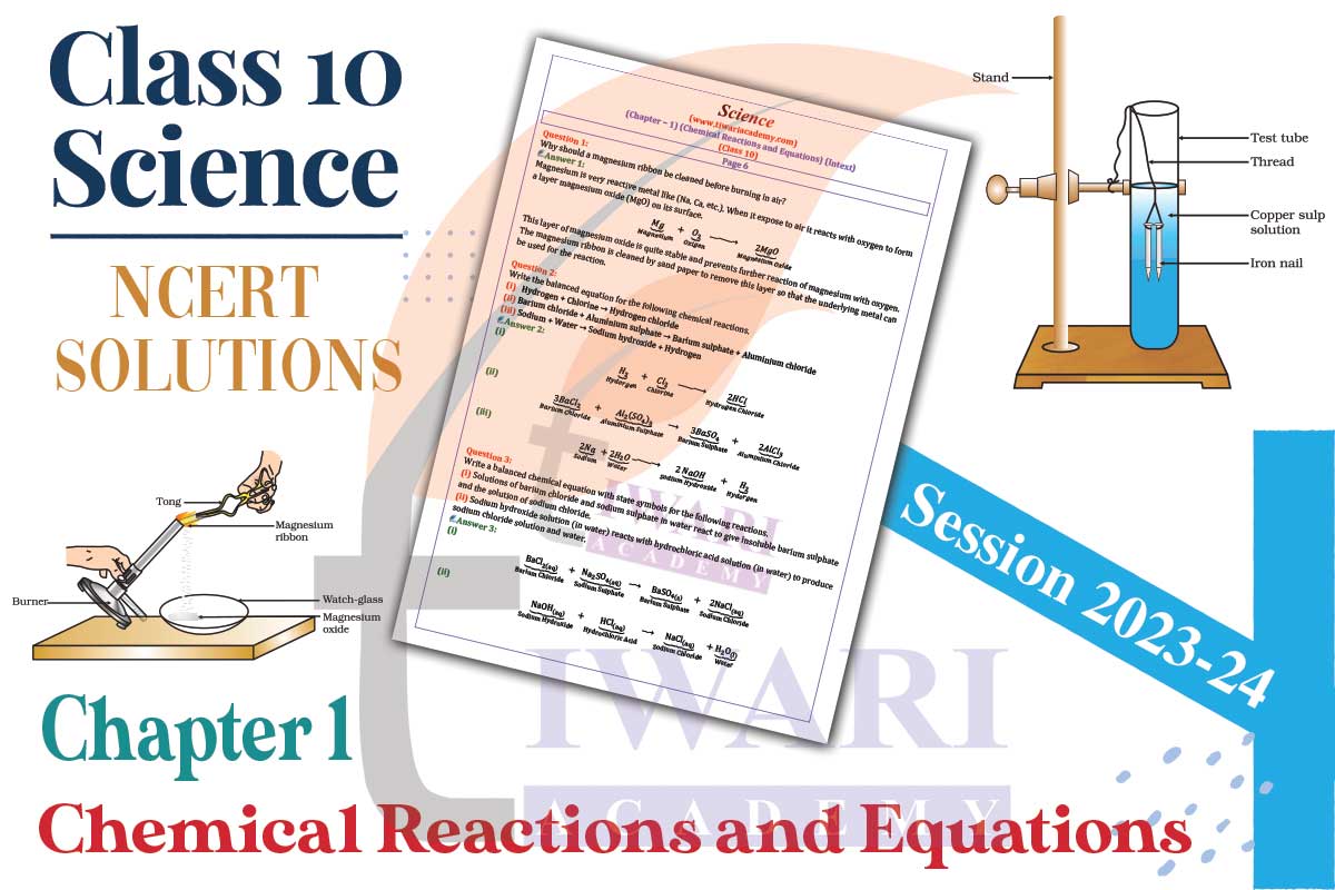 Class 10 Science Chapter 1 Chemical Reactions and Equations